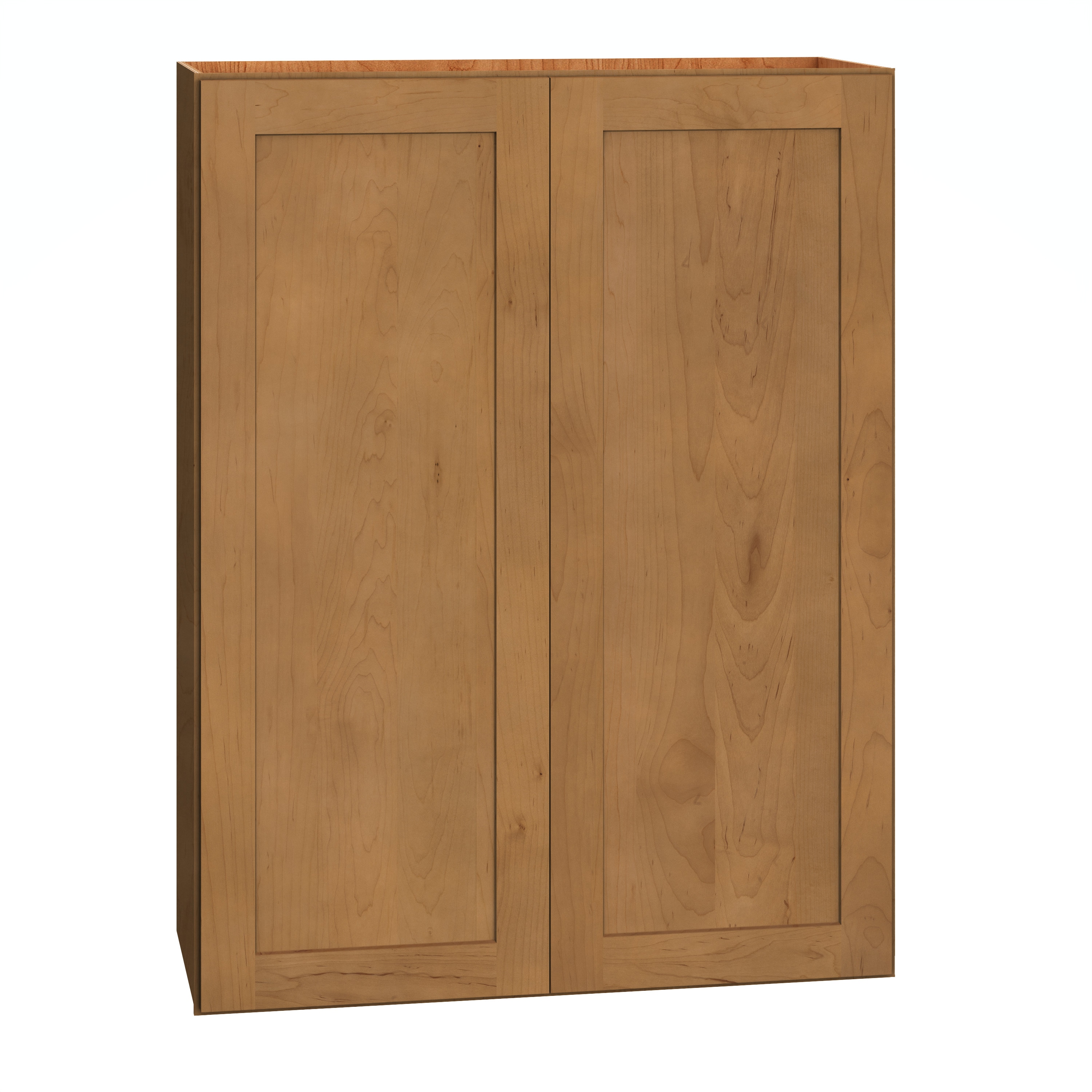 Diamond Express 62L-W3039 Jamestown 30-in W x 39-in H x 12-in D Sahara Brown Wall Fully assembled Plywood Cabinet (Recessed Panel Shaker)