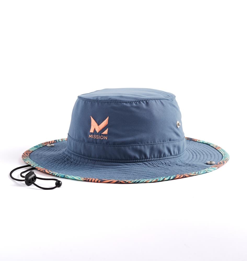 Mission Adult Unisex Sea Palm Polyester Wide-brim Hat in the Hats