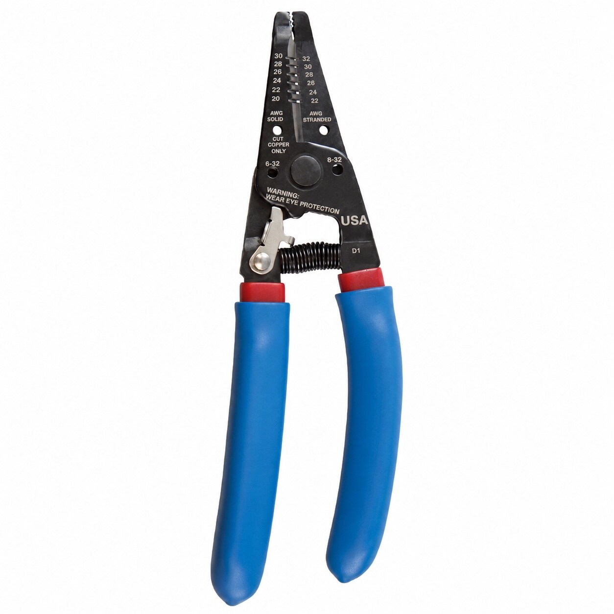 Phyfalip  Heavy Duty Wire Cutter and Stripper for 20 to 30 AWG Solid and 22 to 32 AWG Stranded Wire with Screw Shearing and Looping Features