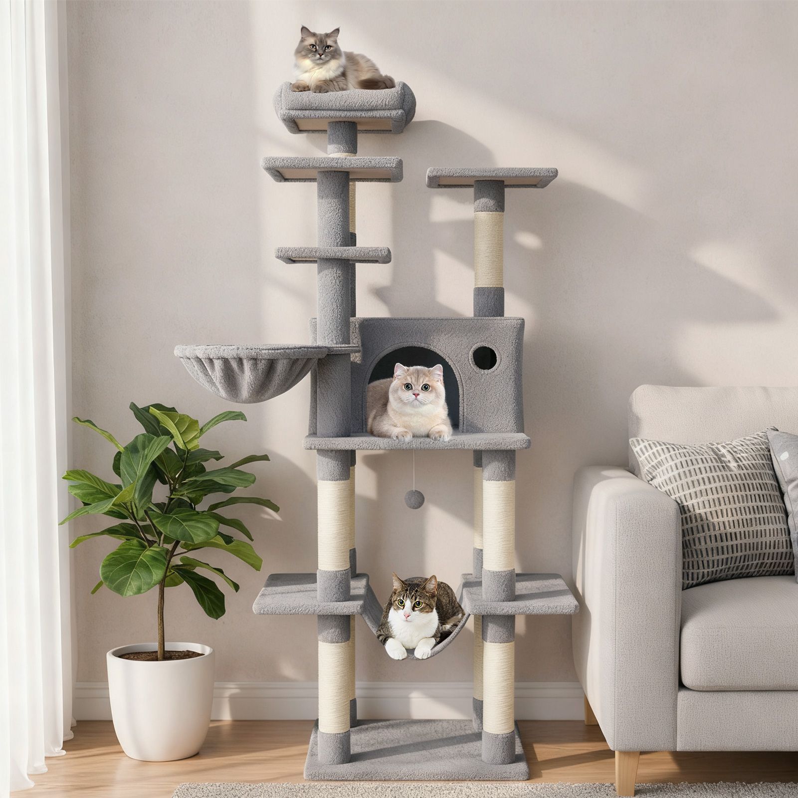 Slickblue D-CO-SH37401VP Cat-Trees - View #2
