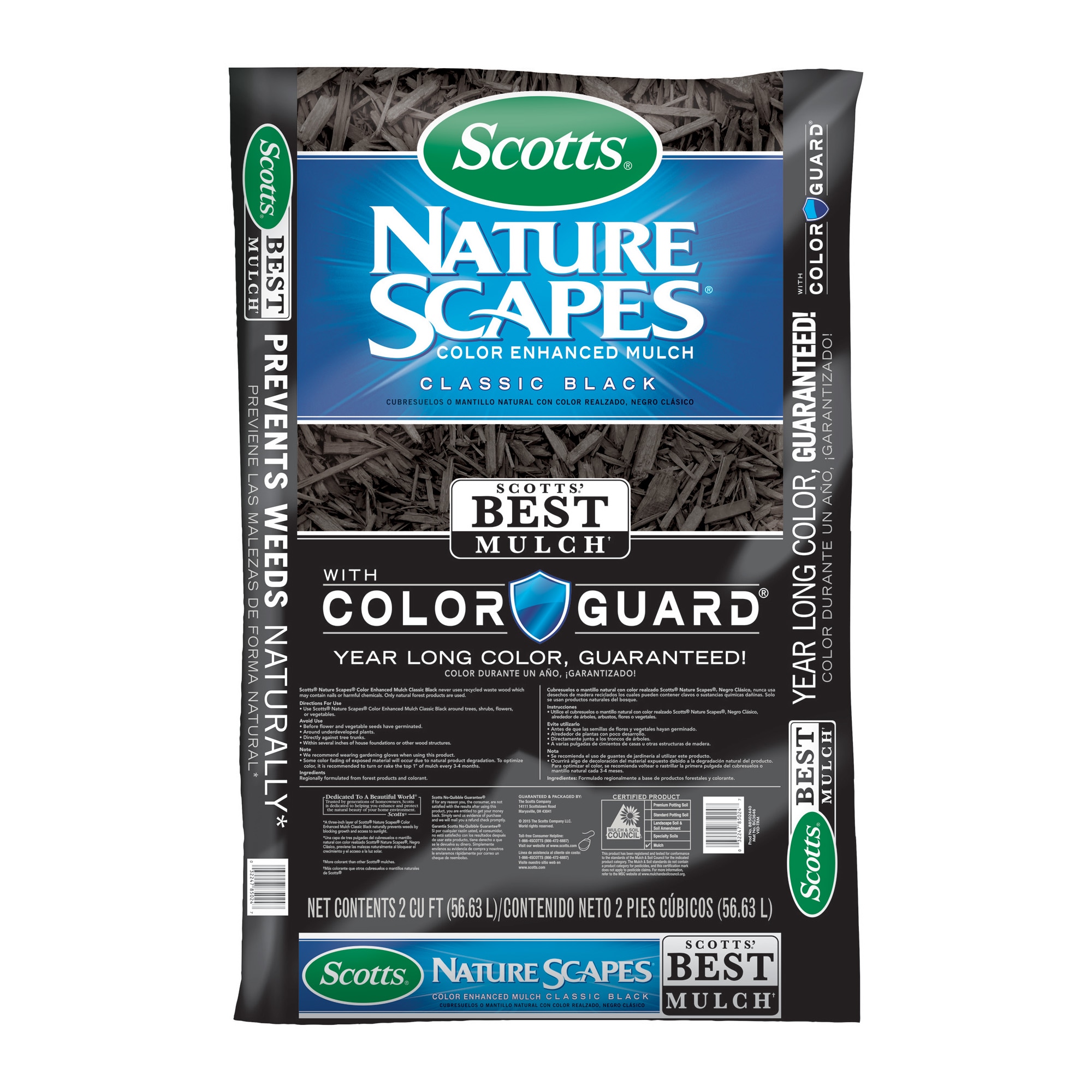 Image of Scotts Nature Scapes Natural Black Mulch