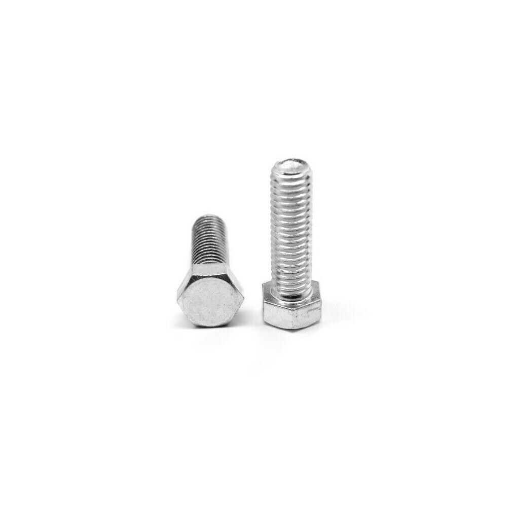 ASMC Industrial ASMC22061  M6 x 1.00 x 18 mm- FT Coarse Threaded DIN 933 and ISO 4017 Class 8.8 Hex Cap Screw, Medium Carbon Steel- Zinc Plated- 3300 Piece