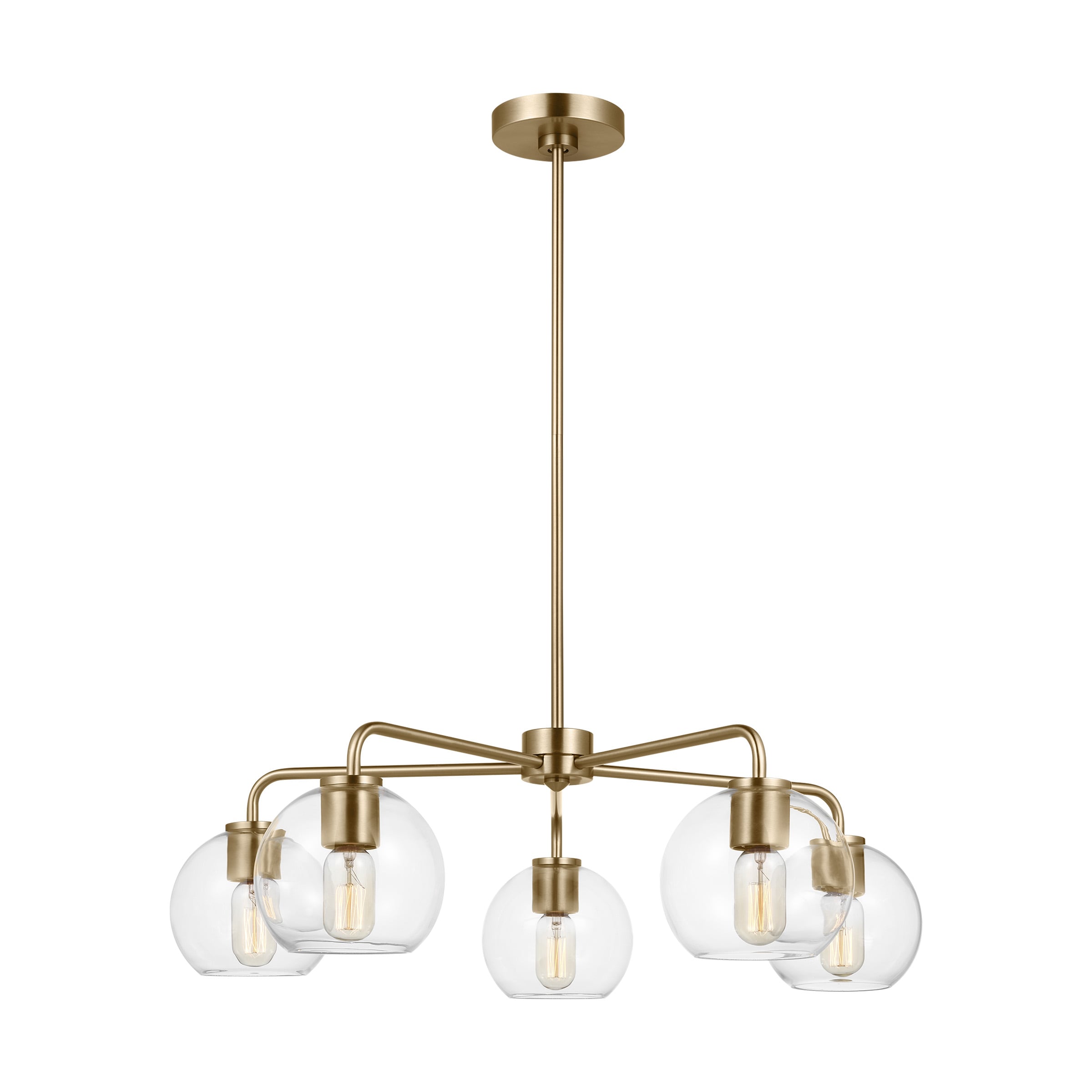 Generation Lighting Orley 5-Light Satin Transitional Chandelier 3002505 ...