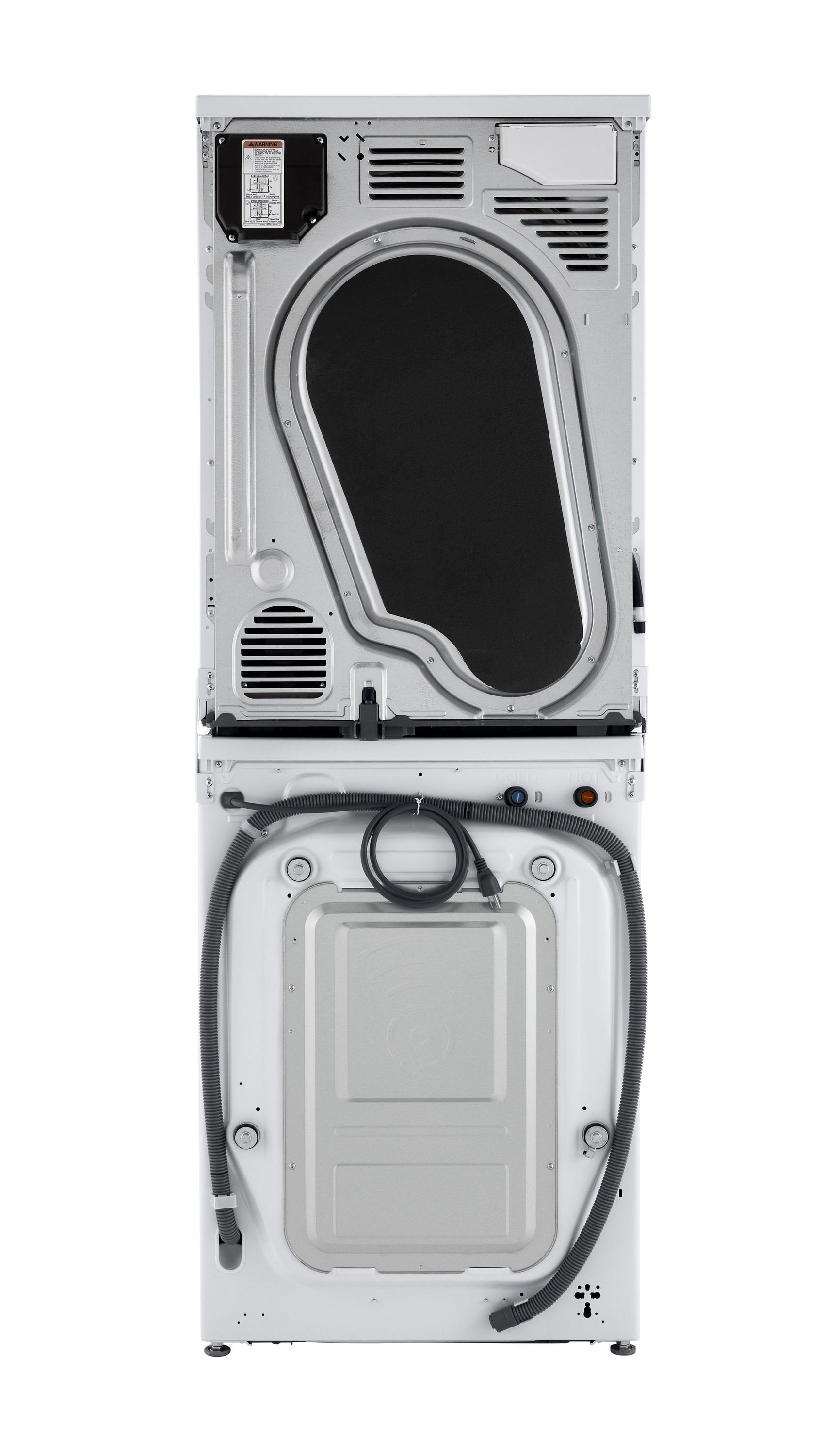 LG Compact Smart Front Load Electric Dryer with Dual Inverter 4.2 Cu ft White