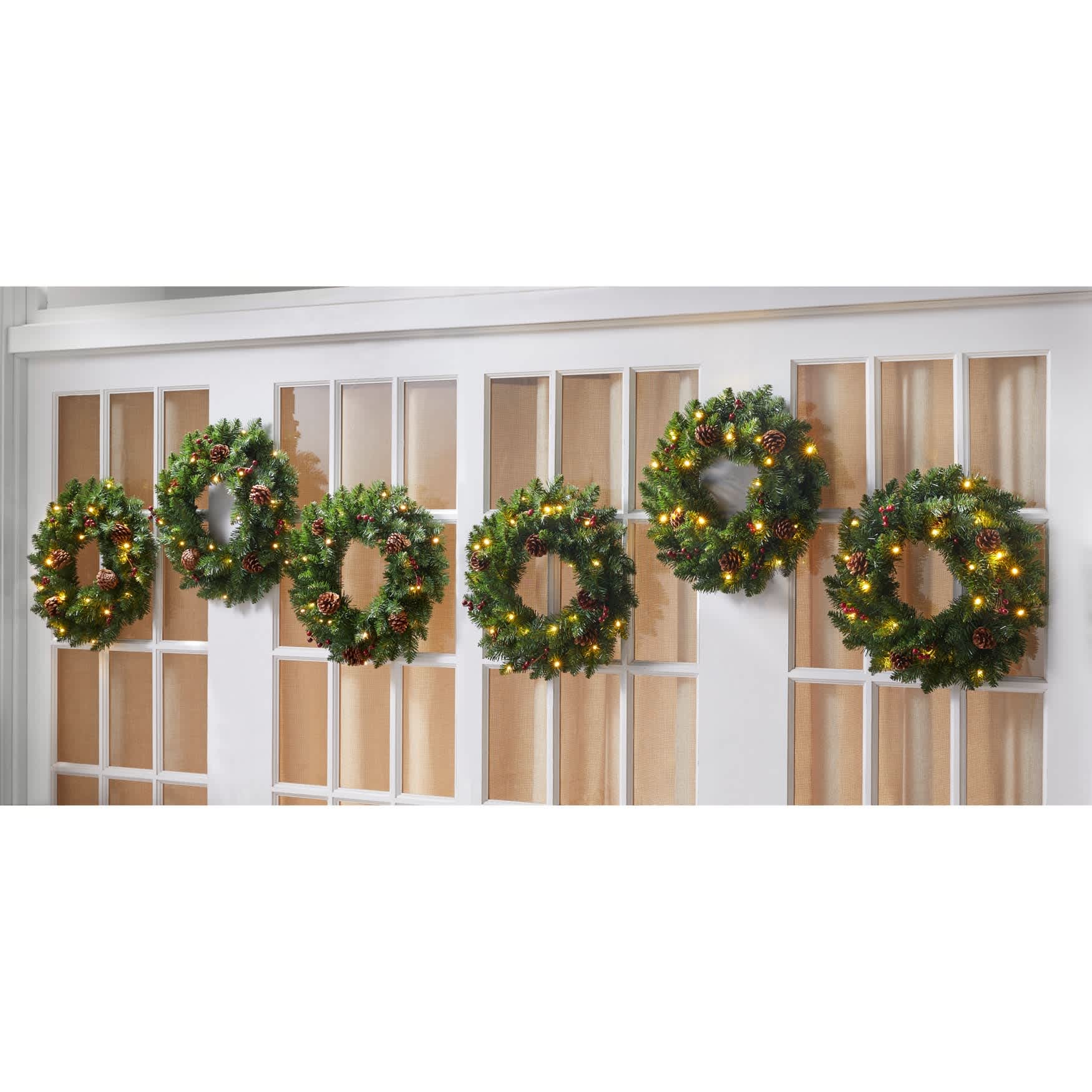 BrylaneHome 196438874310 Artificial-Thanksgiving-Wreaths - View #2