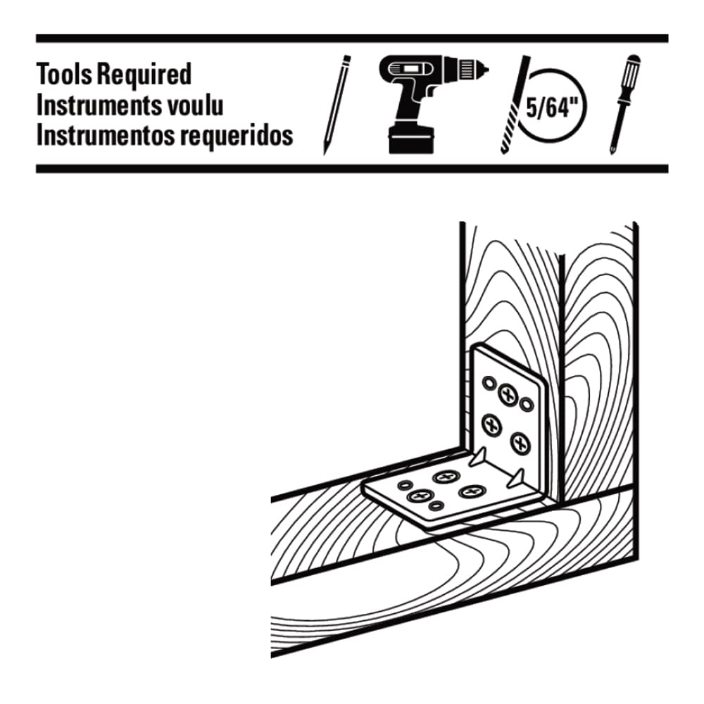 RELIABILT 605723 Mending-Plates-Brackets-Braces - View #2