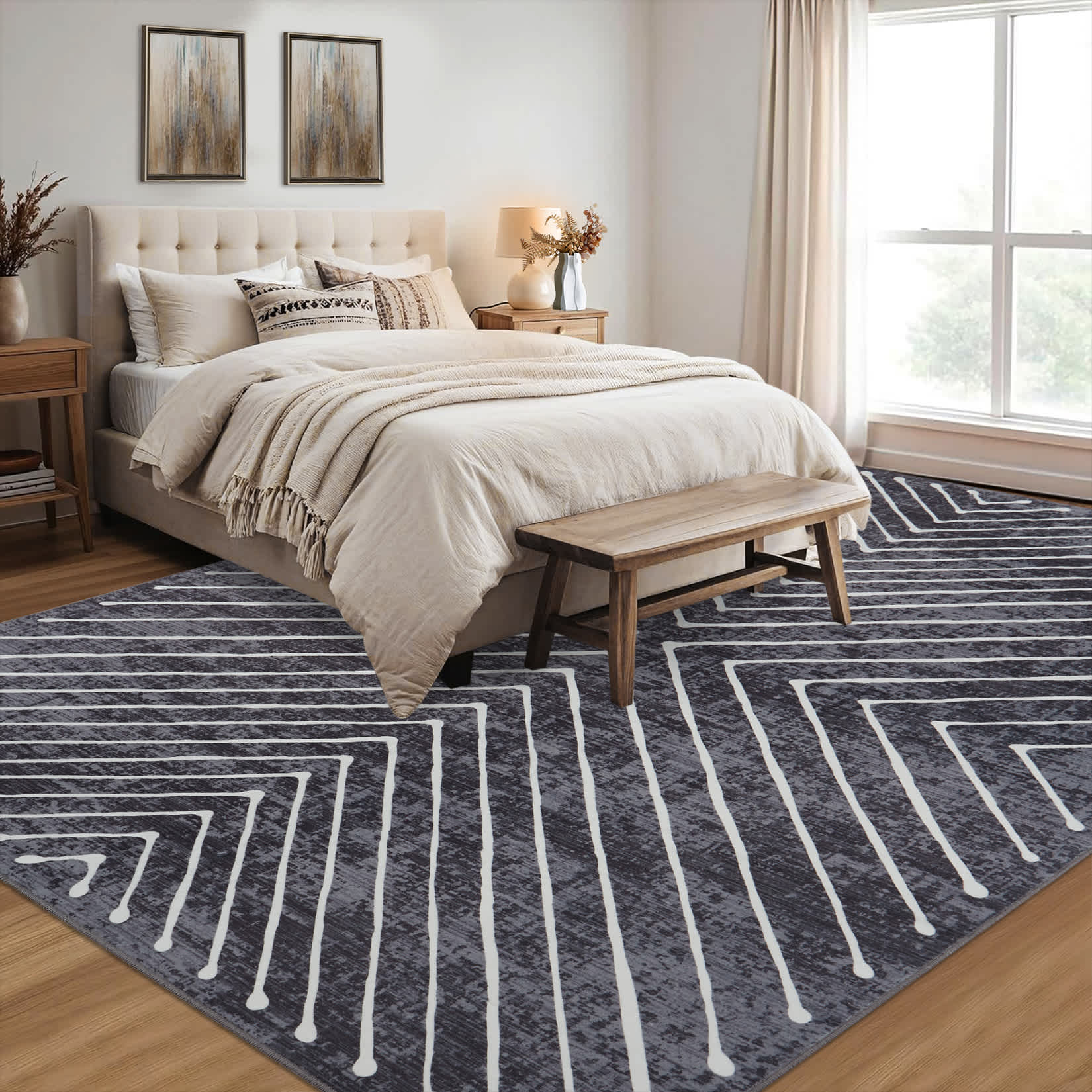 WhizMax SUNNY-PHK-33CC6BEG rugs - View #4