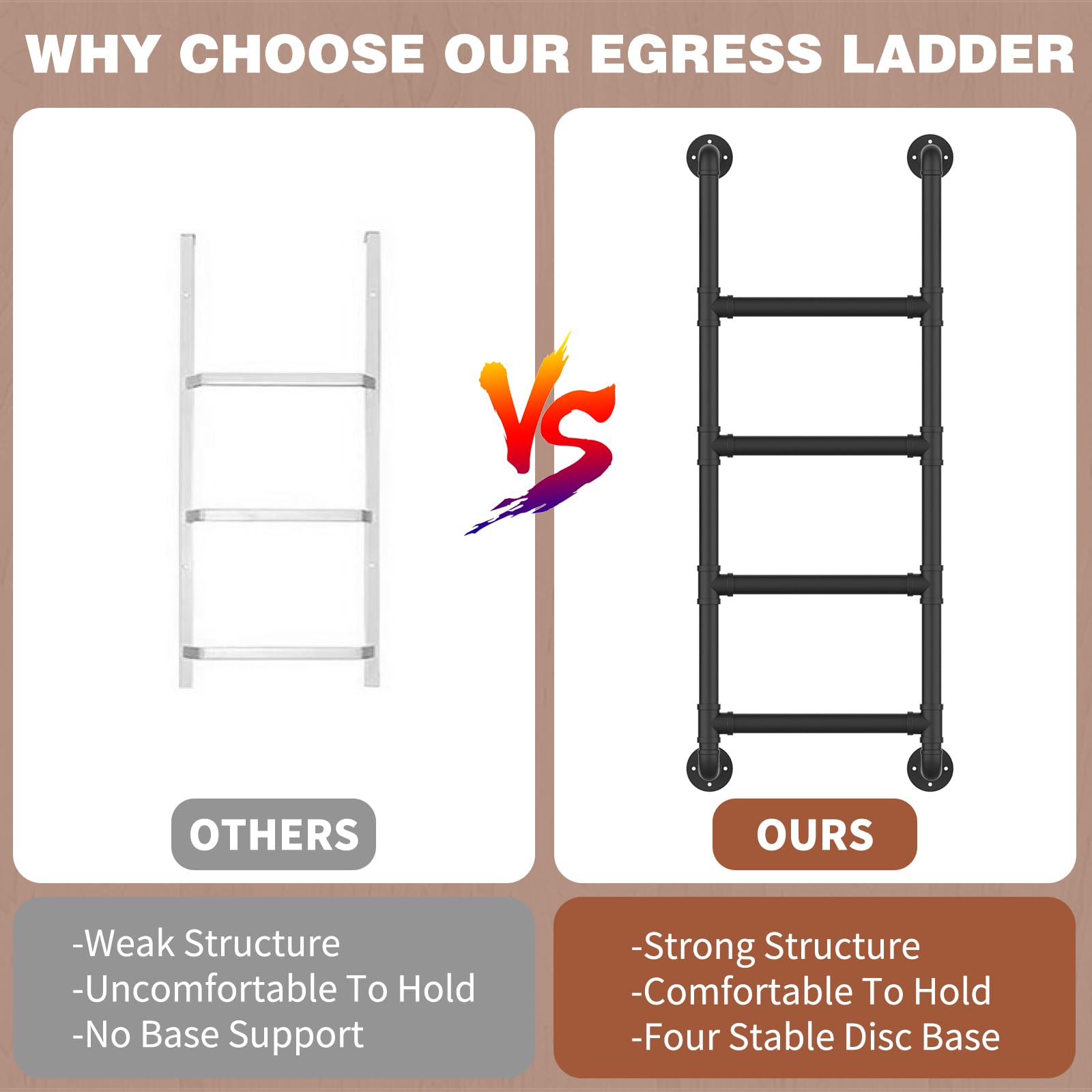 SenQWFa LDC0819C389 Escape-Ladders - View #5