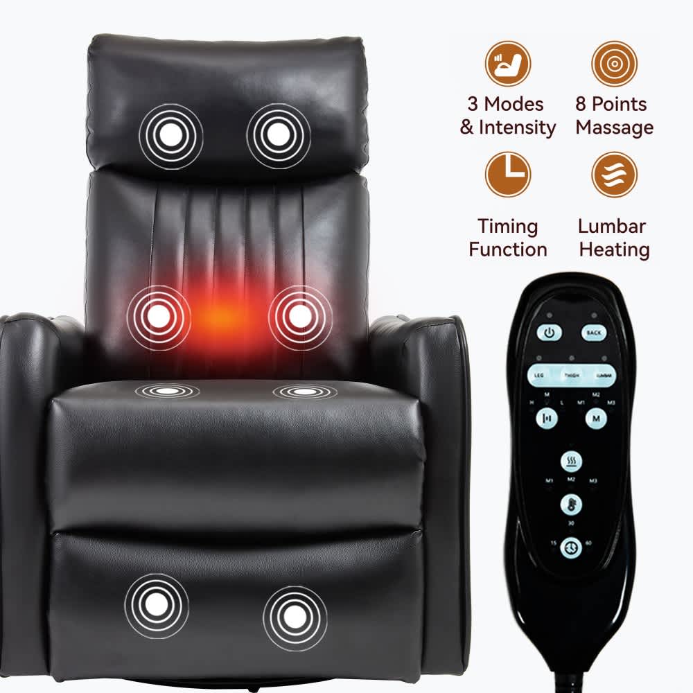 Coolbibila MAVIS-RECLINER-BLACK chairs - View #7