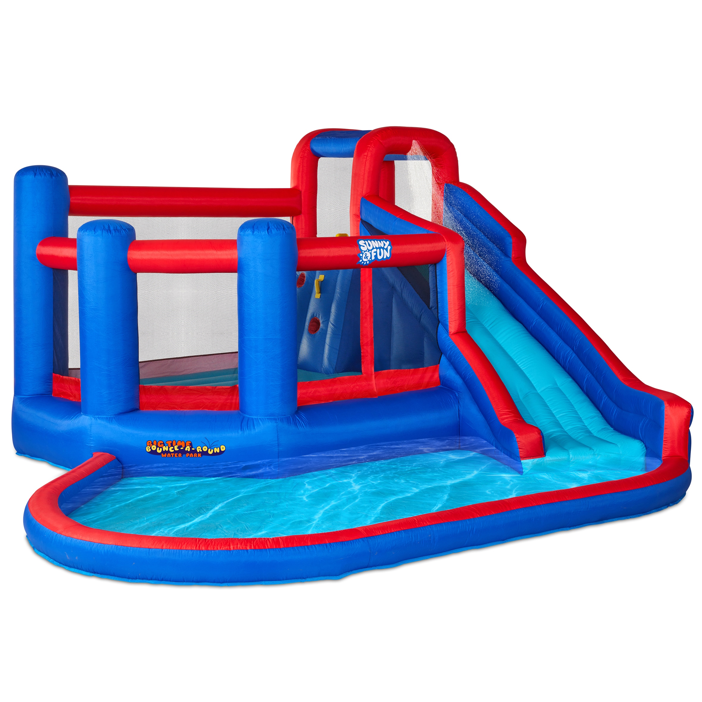 Sunny & Fun Epic Water Slide Playset for Kids 169in Length, 157in
