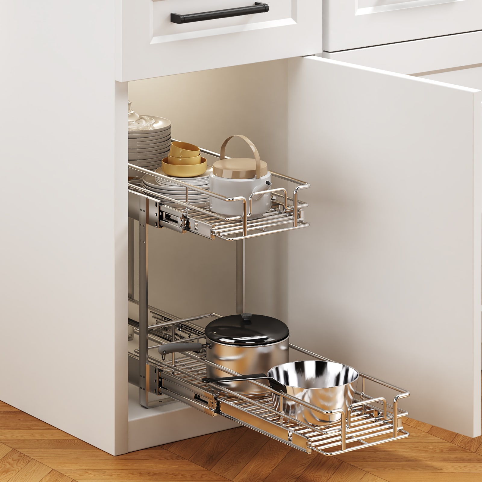 LOVMOR 0922-PULLOUTBASKET Pull-Out-Cabinet-Baskets - View #5