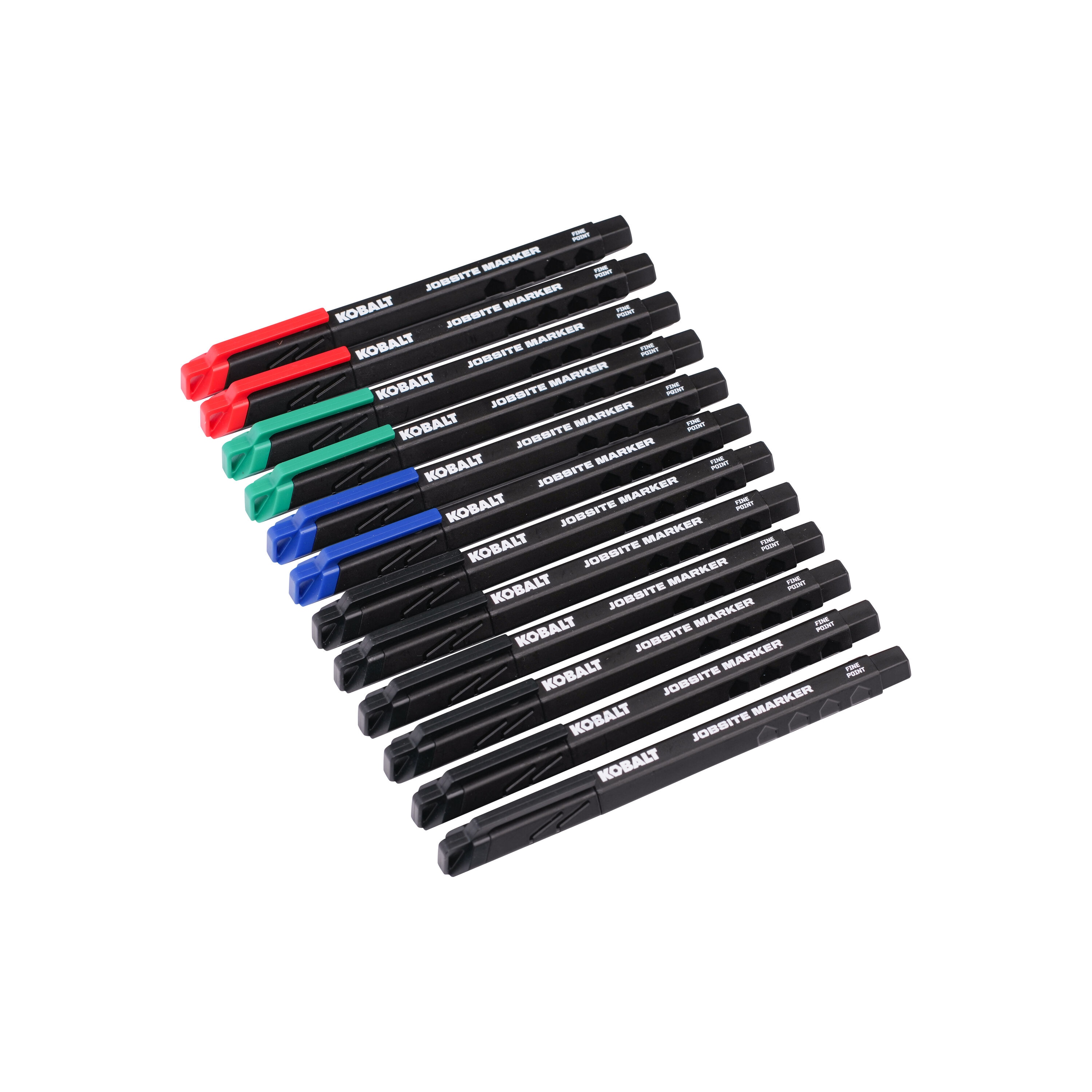 Kobalt 12 -Pack Black,Blue,Green,Red Marker #55157