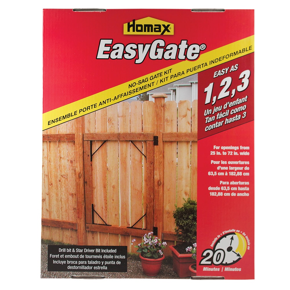 Homax 80099 EasyGate No-Sag Gate Bracket Kit