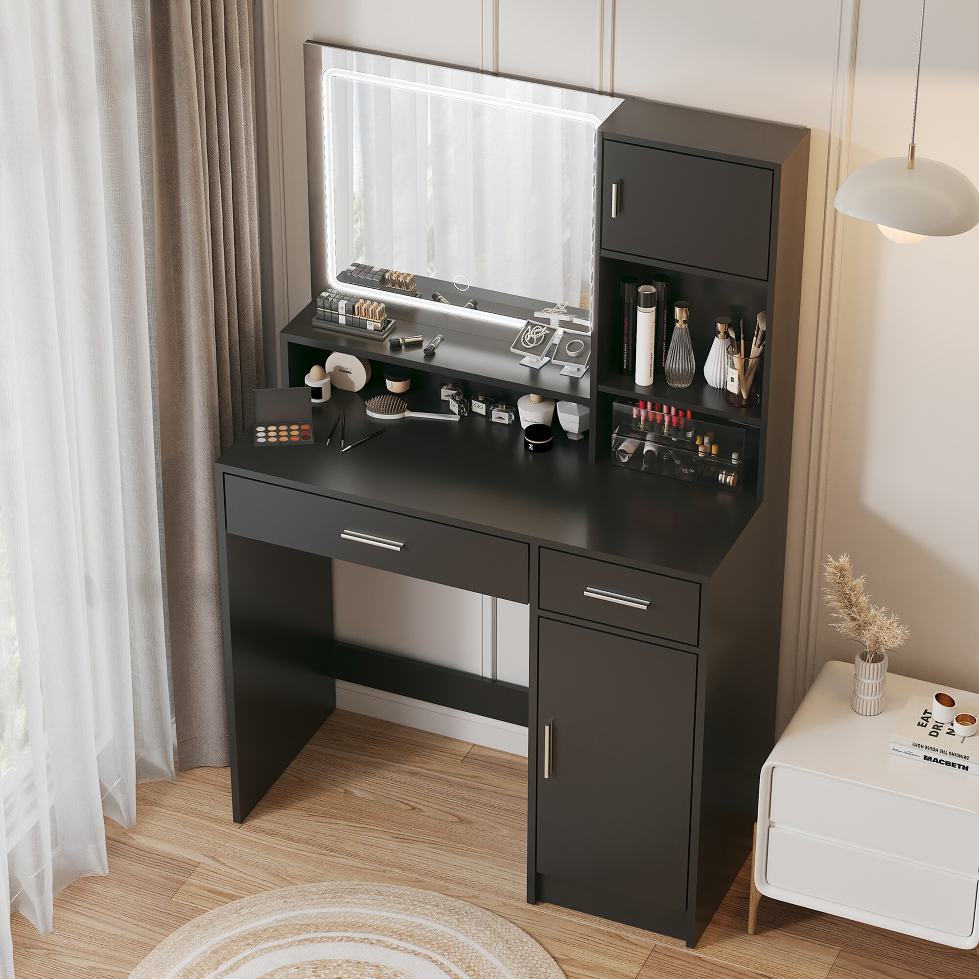 SINOFURN SYD250005WT Bedroom-Vanities - View #7