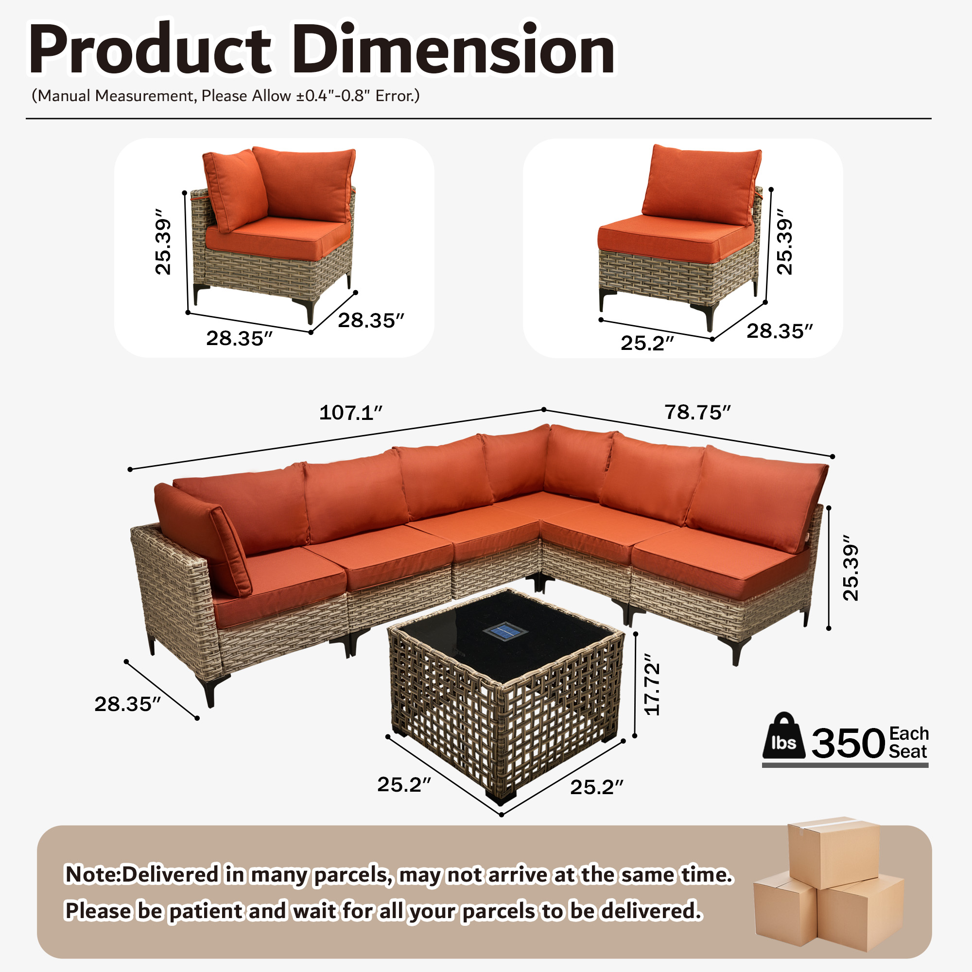 Pouuin SKT8C07 Patio-Sofas-Daybeds - View #9