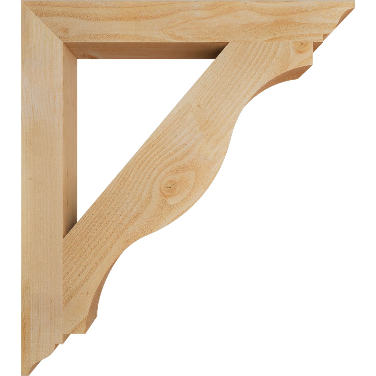 Ekena Millwork BKT04X32X36FST01RDF Exterior-Brackets-Braces - View #3