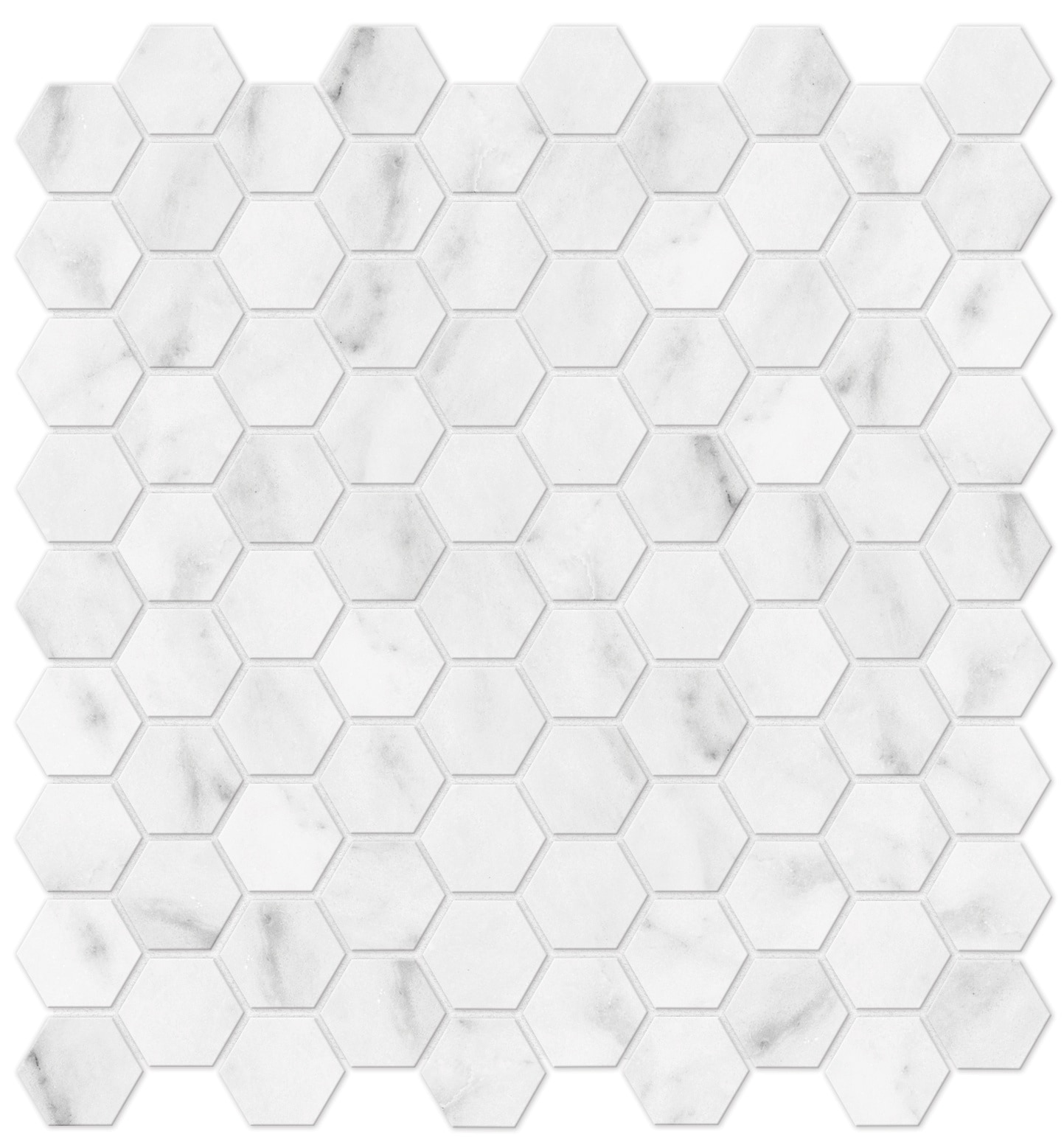 Anatolia Tile Venatino 12 In X 12 In Polished Natural Stone Marble Honeycomb Mosaic Tile At