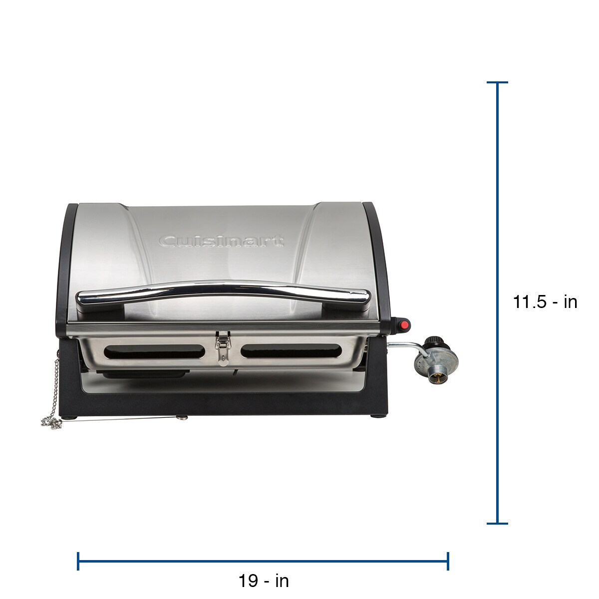 Cuisinart Silver 1-Burner Liquid Propane Gas Grill in the Gas Grills ...