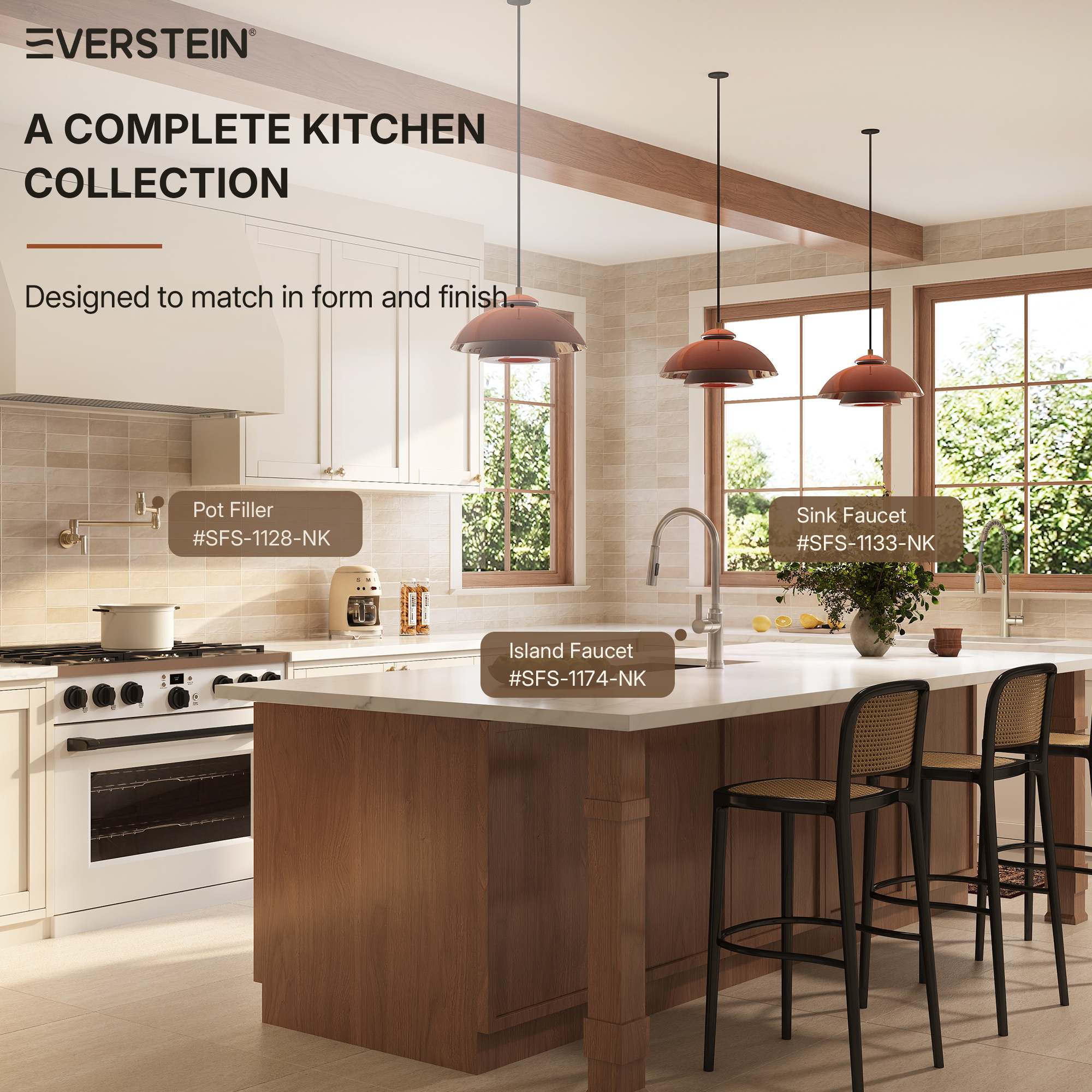 EVERSTEIN SFS-1133-NK Kitchen-Faucets - View #9