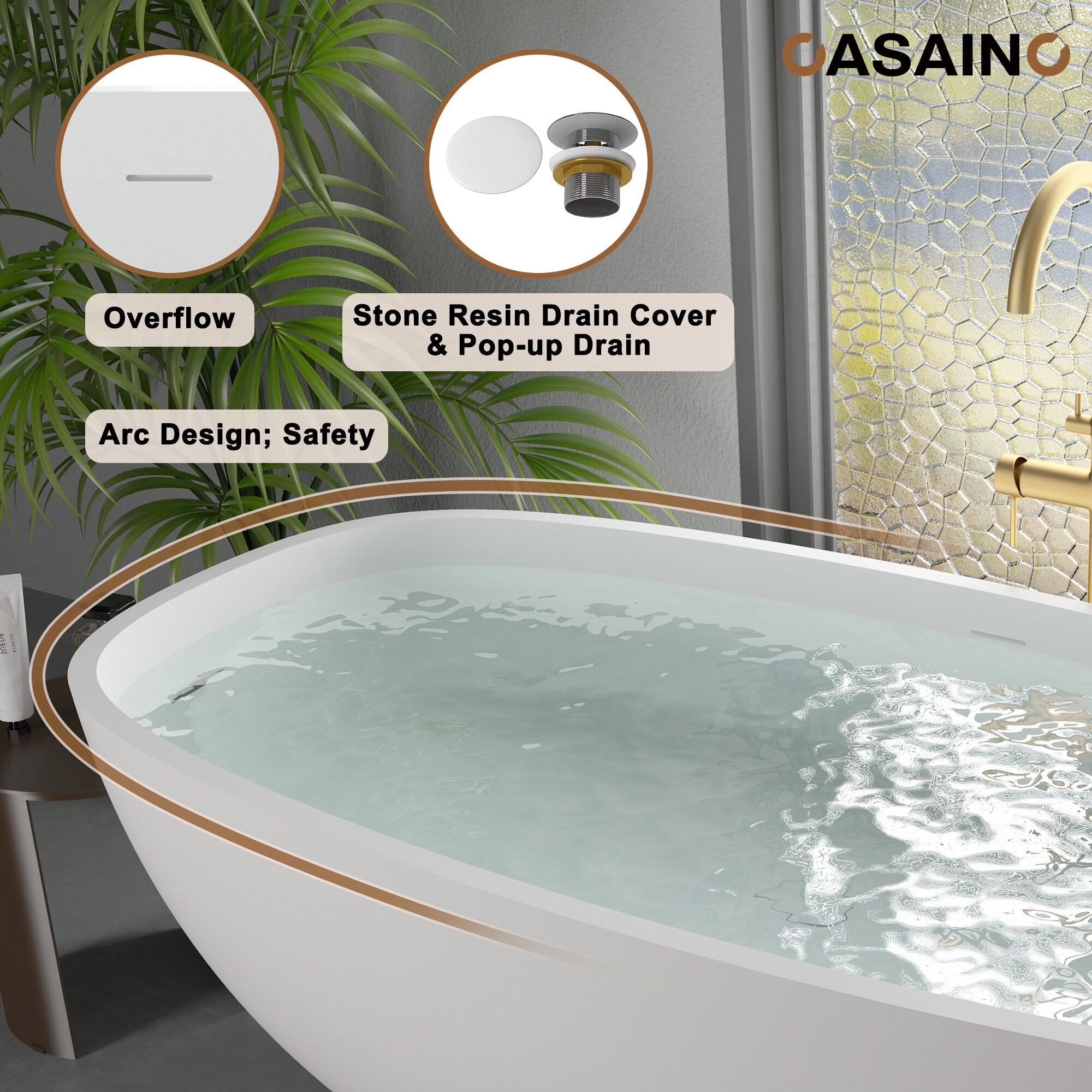 CASAINC CA-09-03063B bathtubs - View #9
