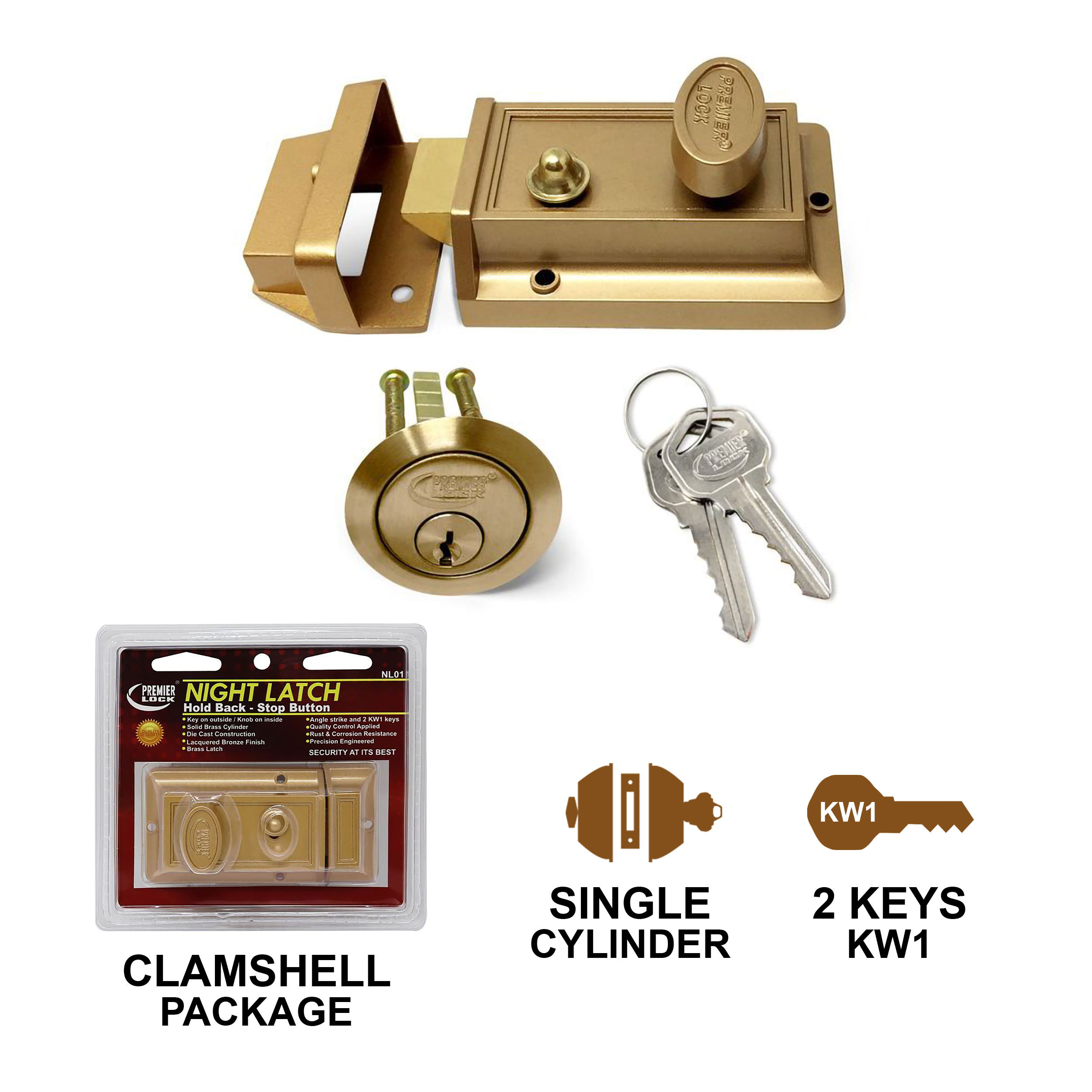 Premier Lock NL01 Door-Deadbolts - View #2