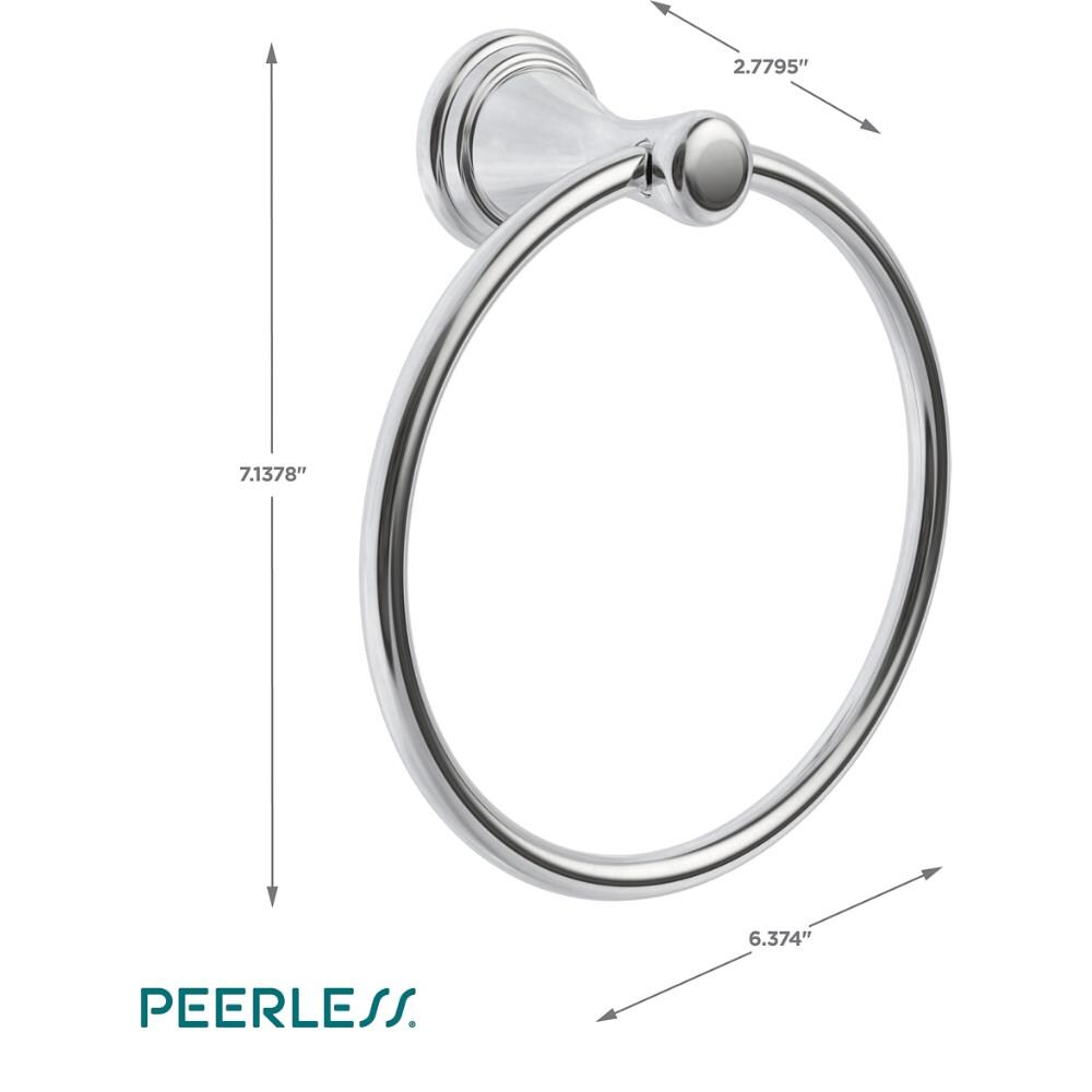 Chrome Retro Burlington Towel Ring in Nostalgia Design Home Home & Kitchen