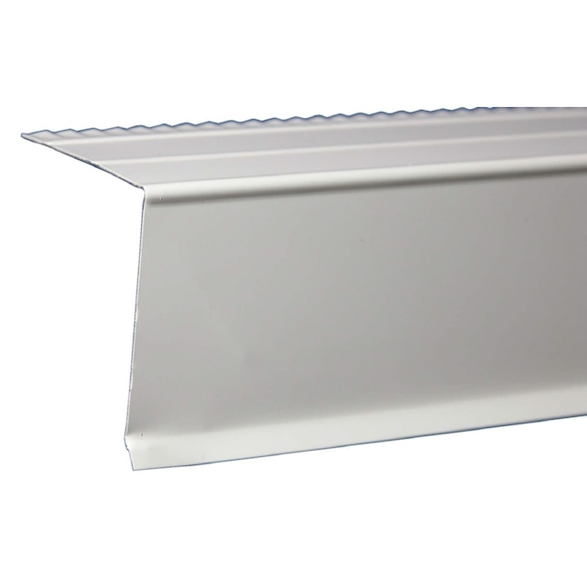 Amerimax C3 1.38-in x 10-ft White Galvanized Steel Drip Edge in the ...