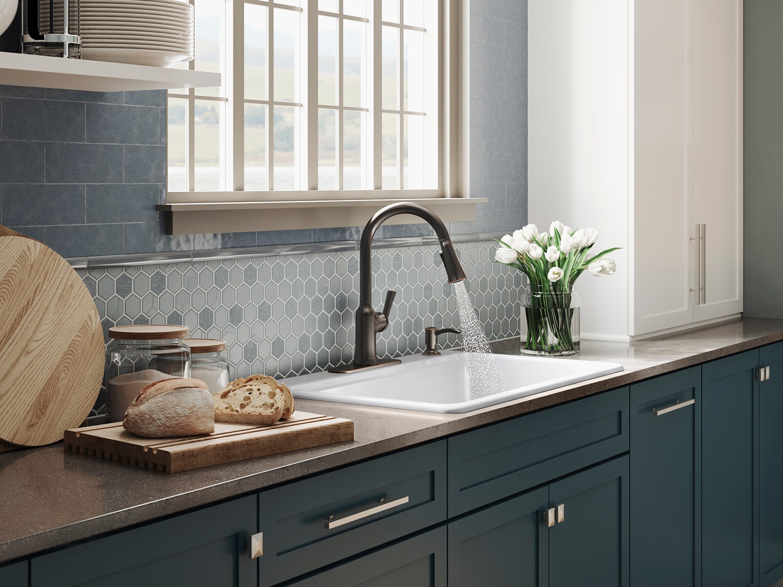 KOHLER R23089-SD-2BZ Kitchen-Faucets - View #4