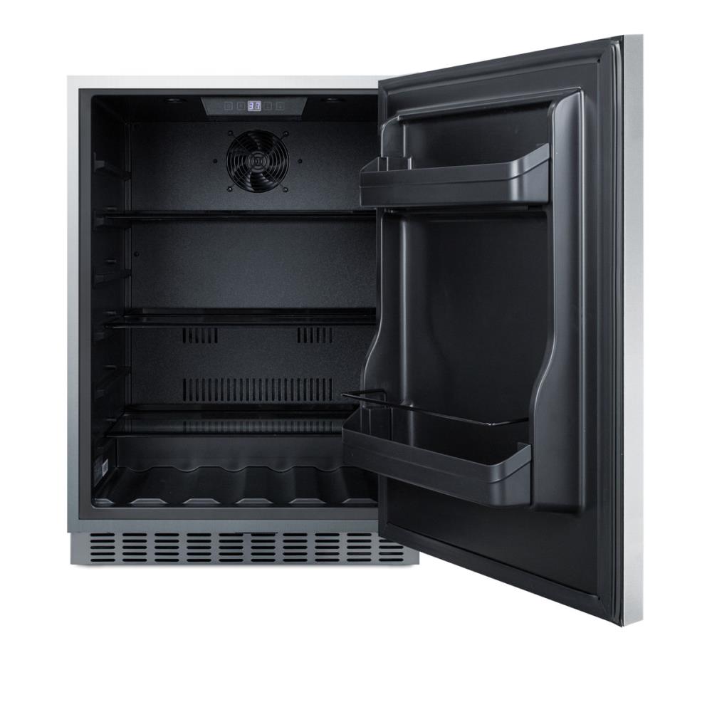 Summit Appliance 4.6-cu ft Built-In/Freestanding Mini Fridge (Stainless ...