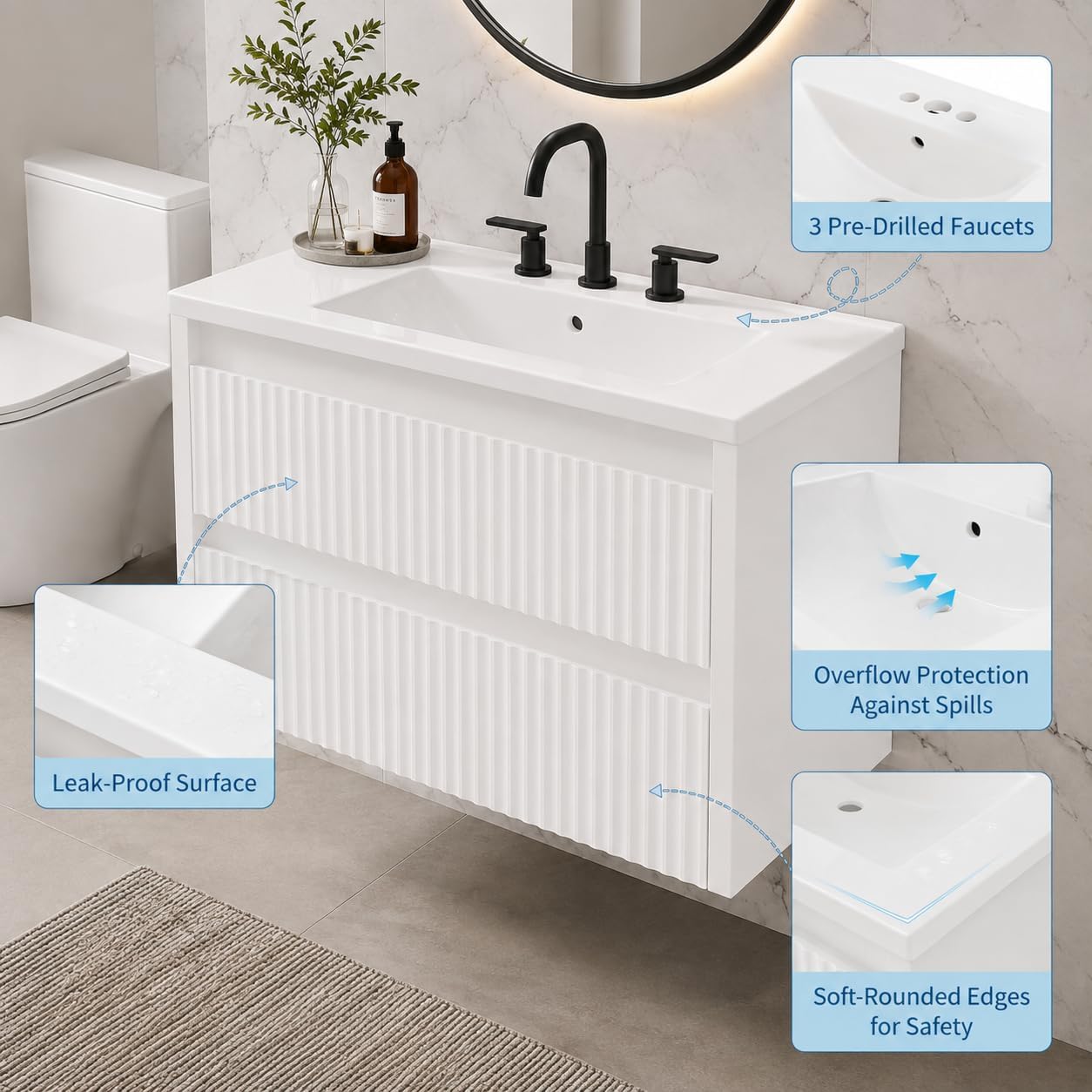 GAOMON V9JDOFMUTYT3-E54LZ Bath-Vanity-Combo - View #4