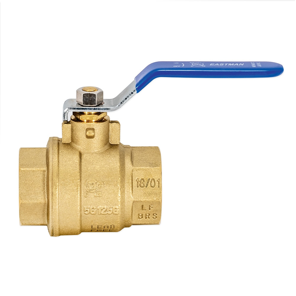 EASTMAN 1-1/4-in Iron PiPE Size Brass Ball Valve 20051LF at Lowes.com