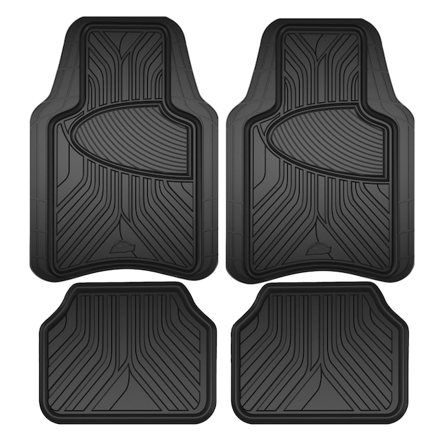 Custom Accessories Armor All 4pc Black All Season Floor Mat 4-Pack Floor  Mats for Universal in the Interior Car Accessories department at
