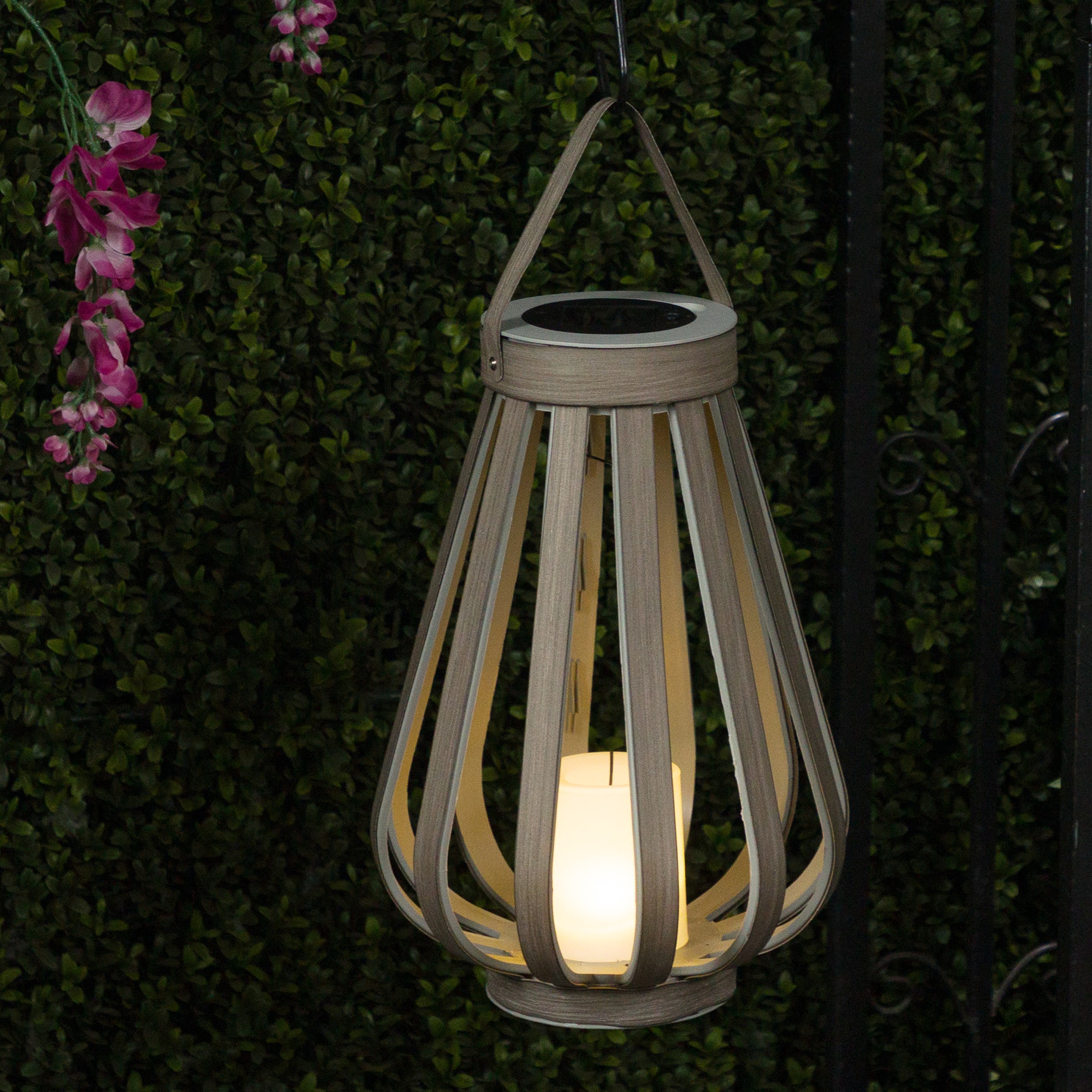 Alpine Corporation QER110SLR-HH-GR-TM Outdoor-Decorative-Lanterns - View #6