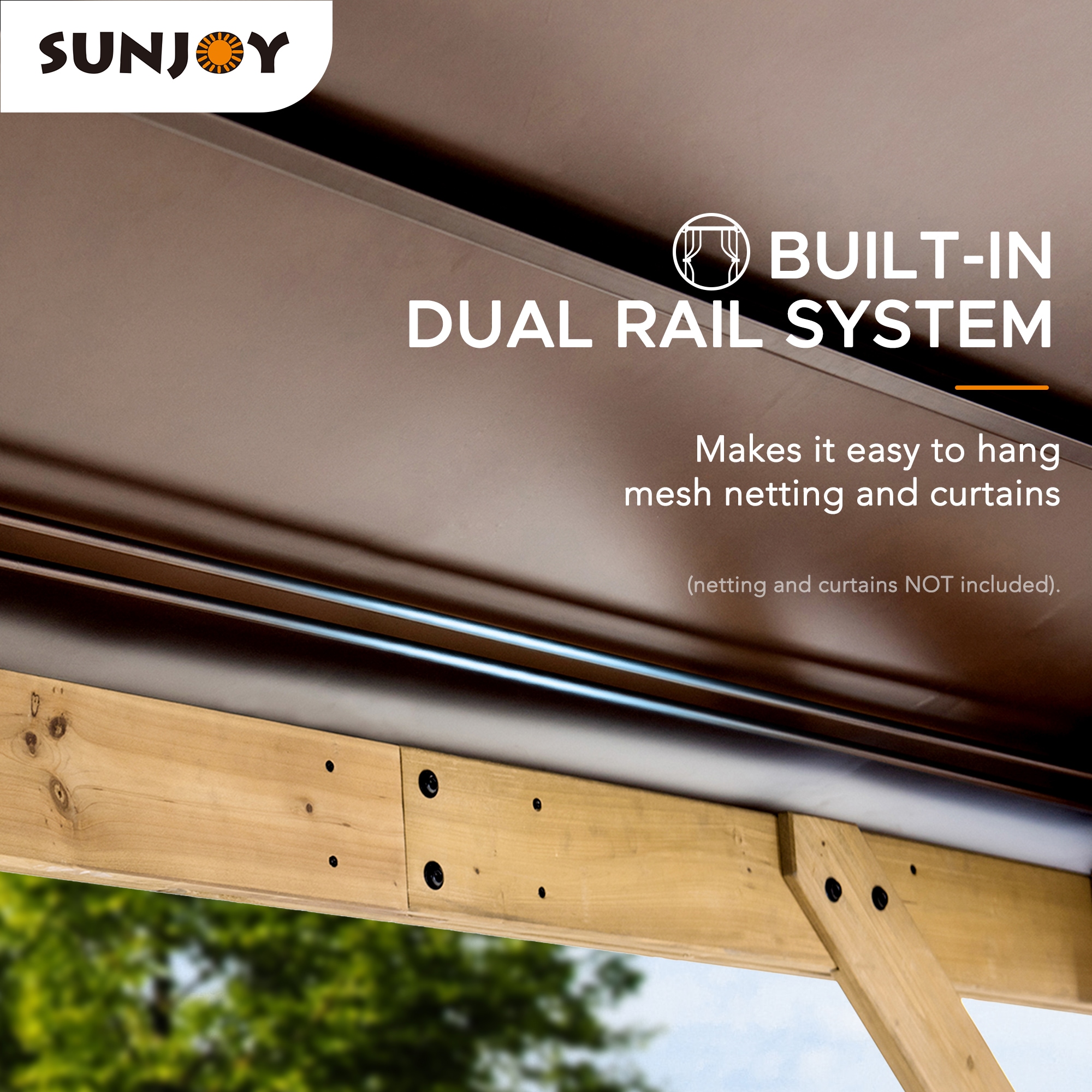 Sunjoy A102008600 Wood-Resin-Gazebos - View #4