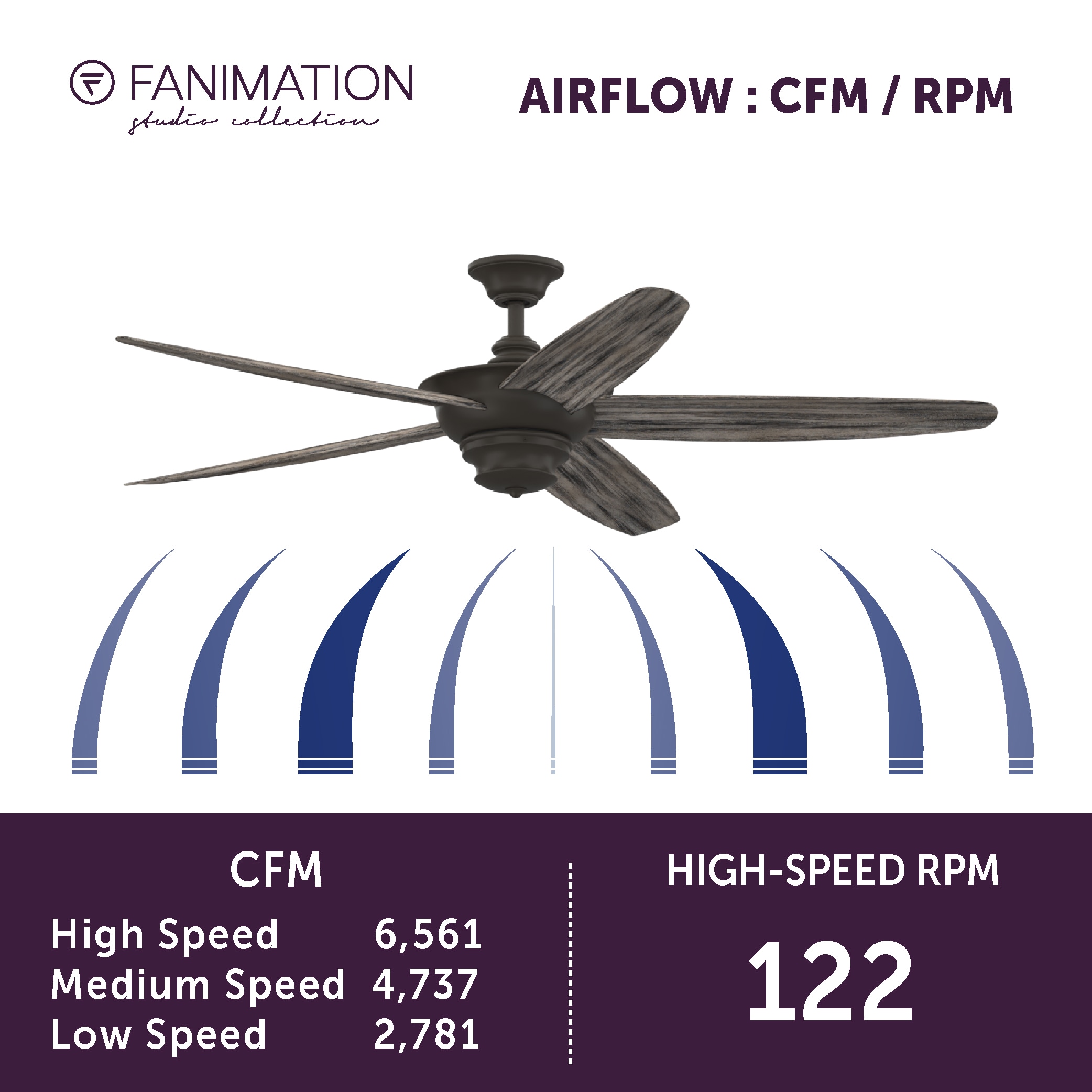 Fanimation Studio Collection LP8300LGR Ceiling-Fans - View #14