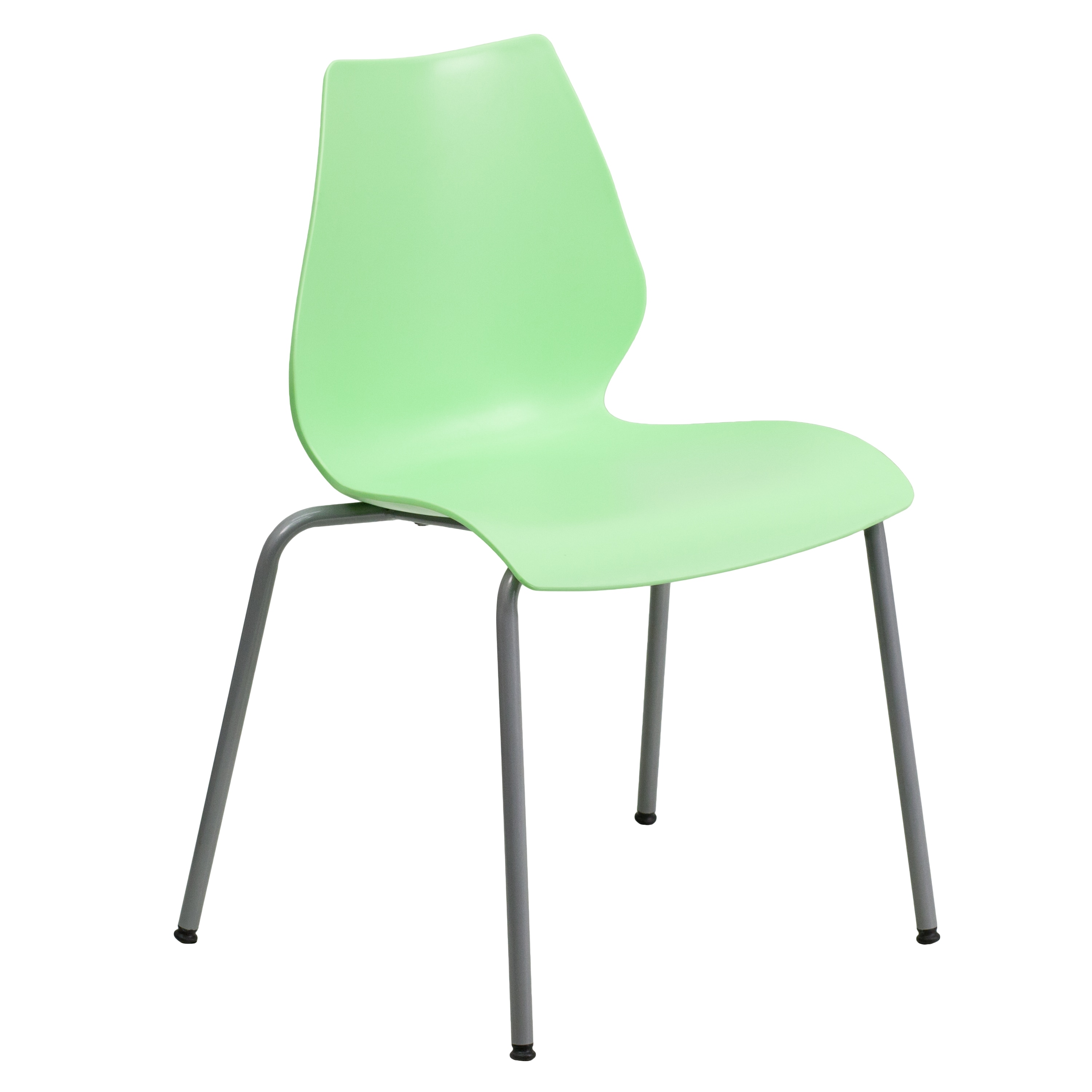 Flash Furniture 847254065016 Modern Green Plastic Accent Chair