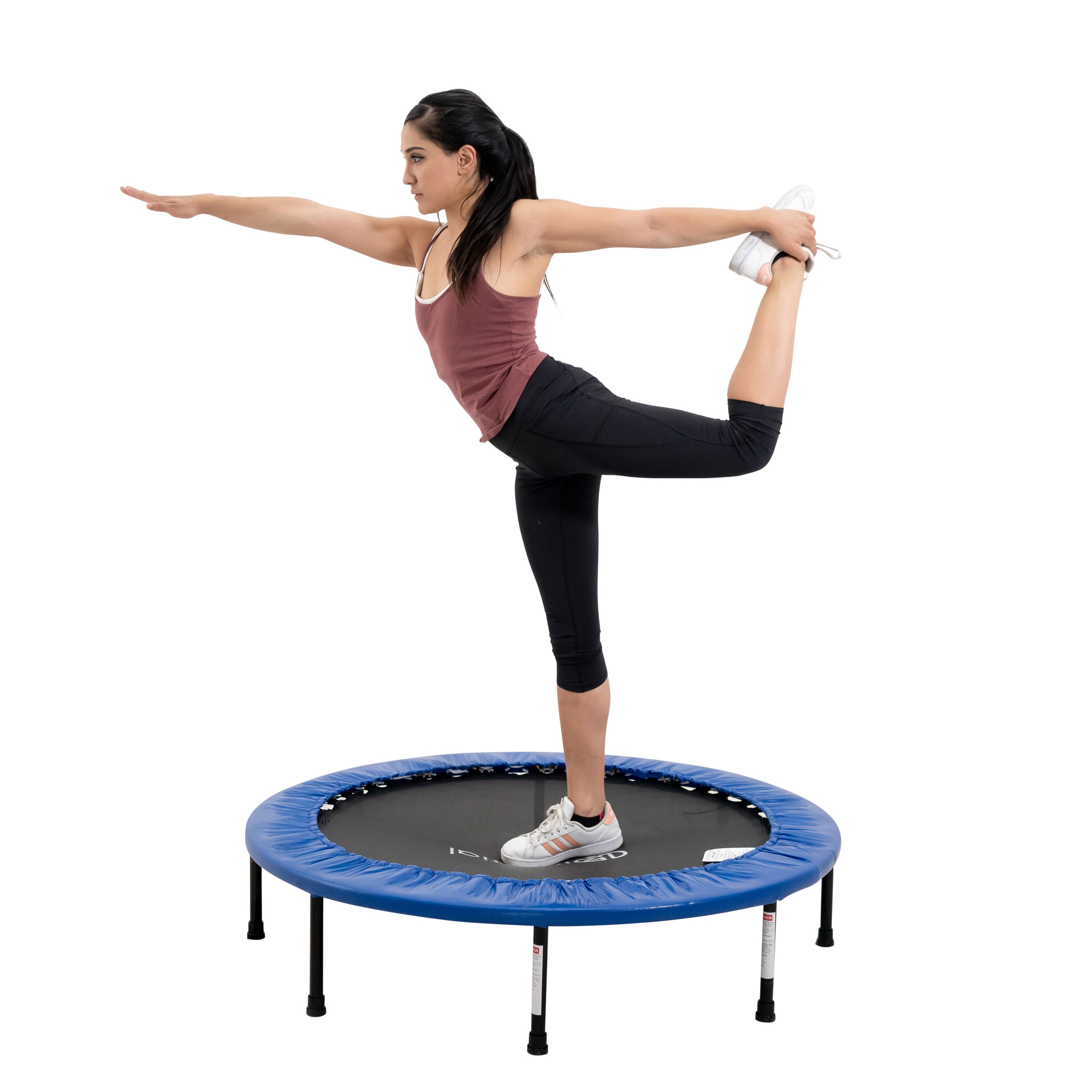 Gå op ansøge hit Kinertial 4-ft Round Fitness in Blue in the Trampolines department at  Lowes.com