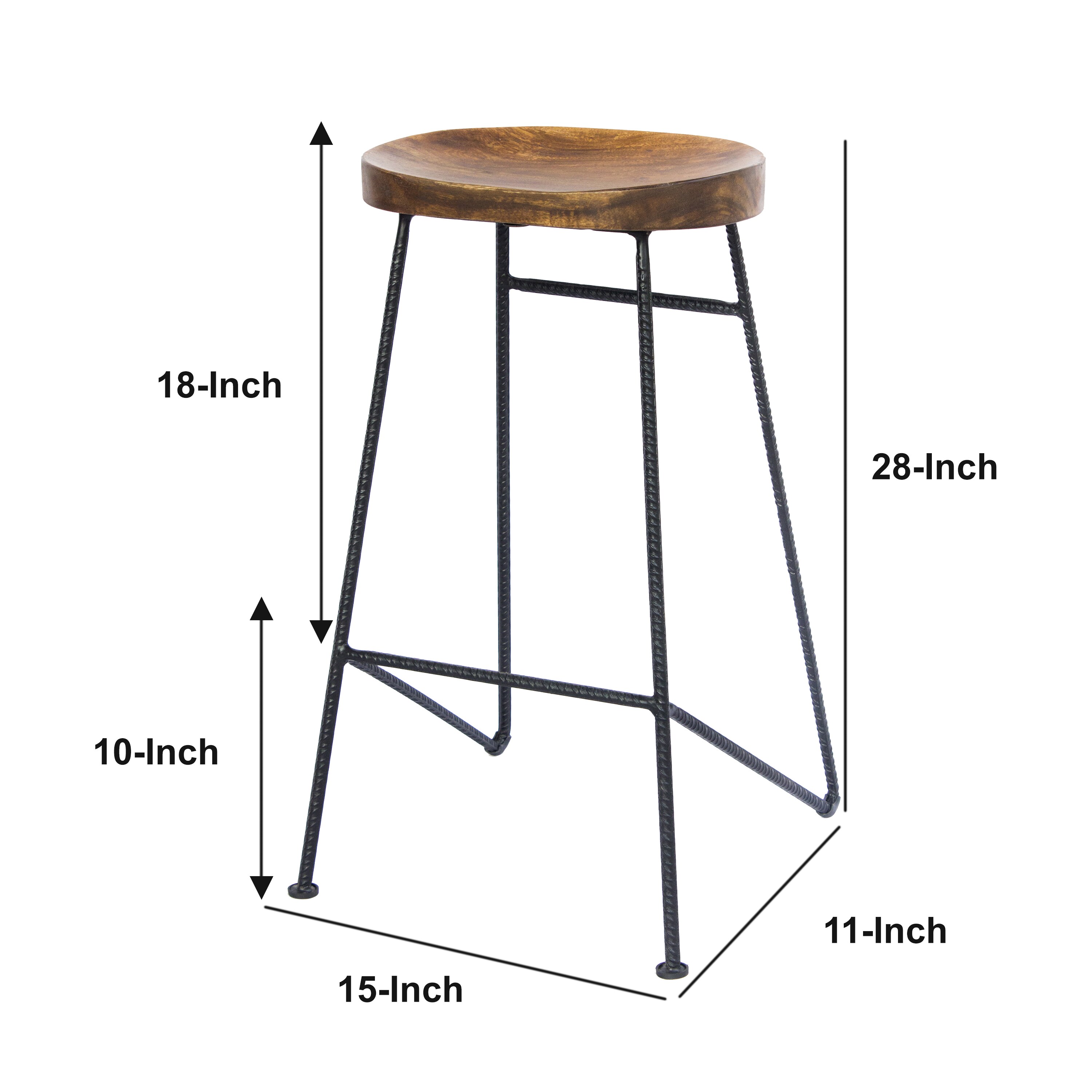 Benzara UPT-183797 stools - View #9
