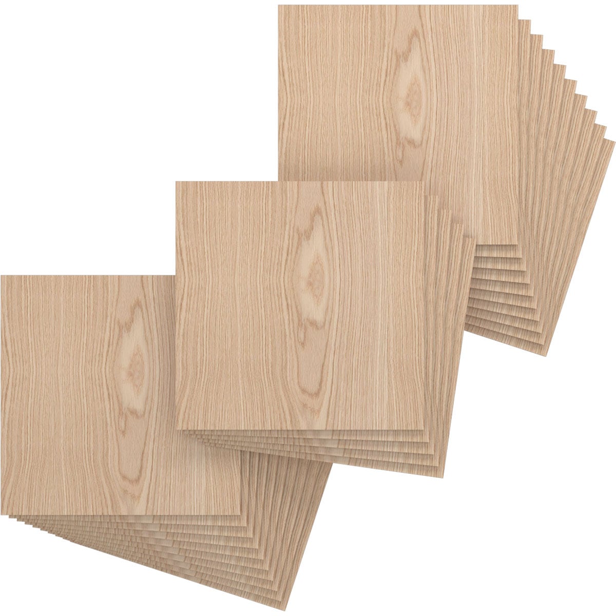 Ekena Millwork HBW16X16X250DRO 15-3/4-in x 15-3/4-in Smooth Paintable/Stainable Wood Wall Panel ( 25 -Pack, Covers 1.72-sq ft )