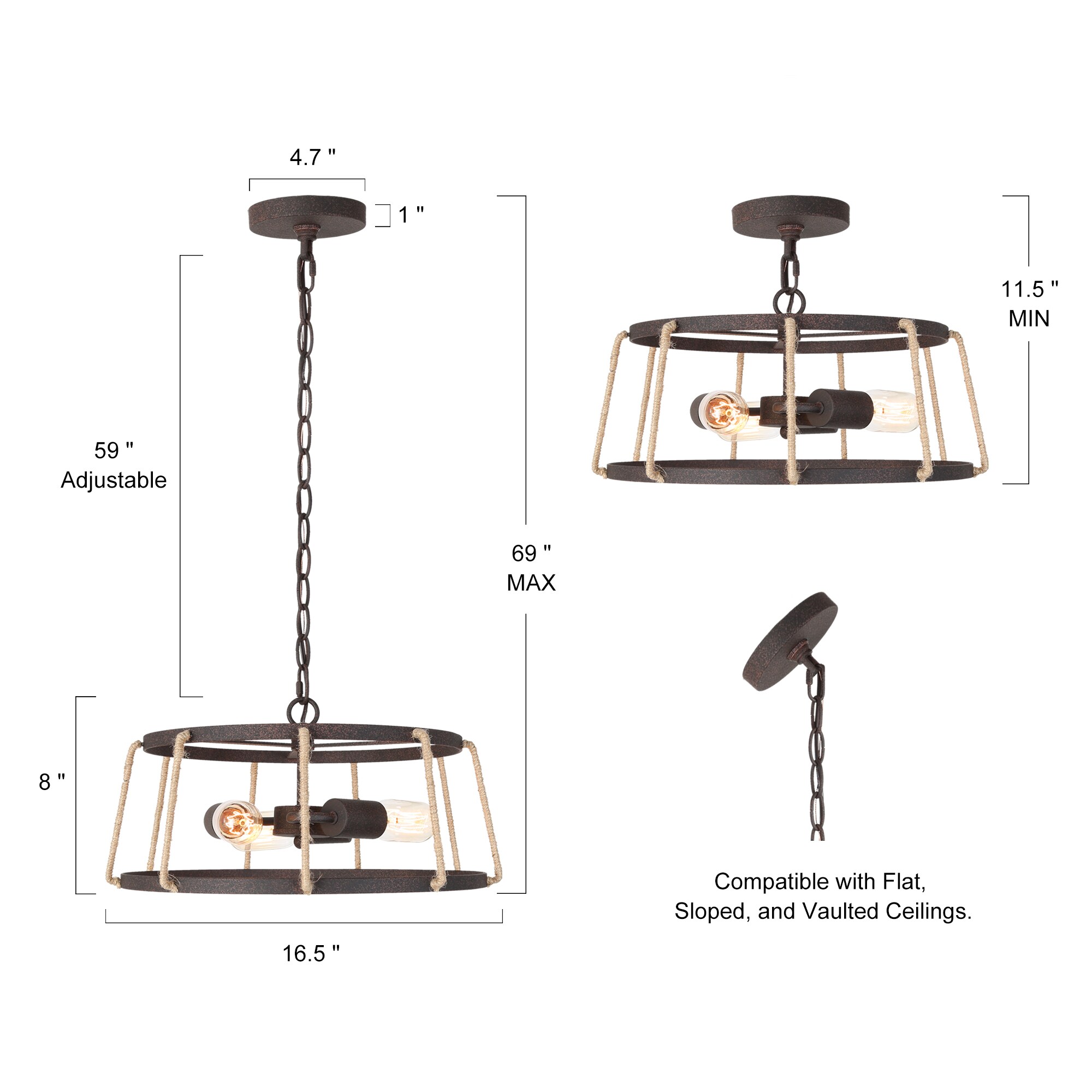 LNC V6NFRJLWS418517 Pendant-Lights - View #6