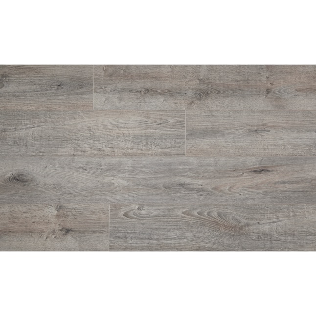 Allen + roth Osten Oak 8-mm Thick Water Resistant Wood Plank 7.4-in W x  50.6-in L Laminate Flooring (23.69-sq ft) in the Laminate Flooring  department at Lowes.com
