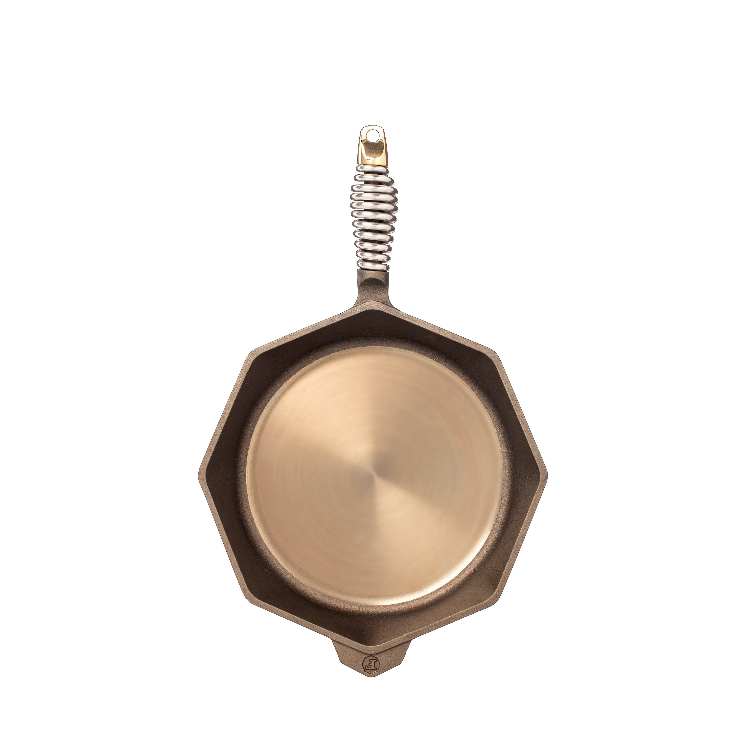 FINEX 12" Bronze Cast Iron Skillet with Stainless Steel Handle