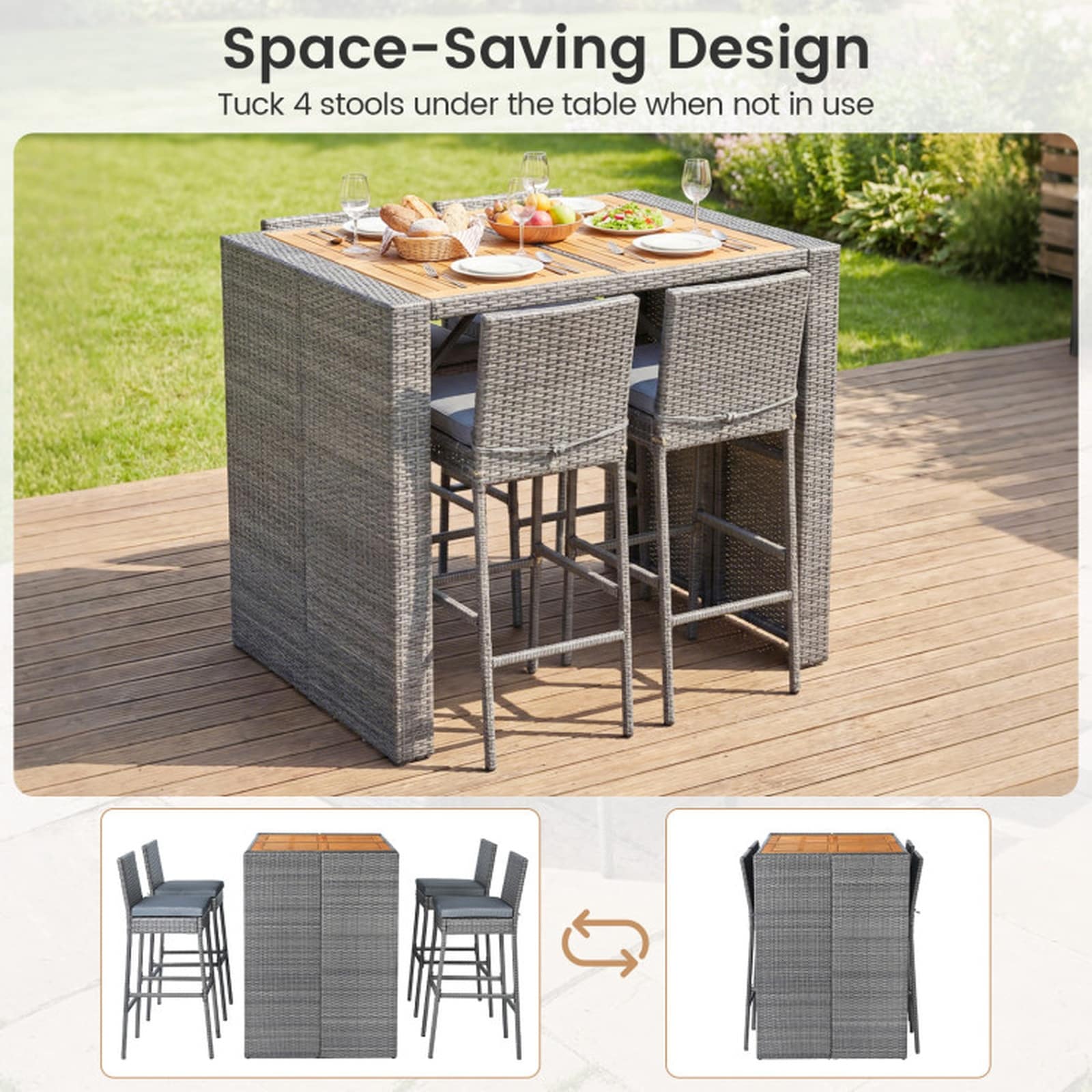 SUGIFT LW038SUGHY978 Patio-Dining-Sets - View #4