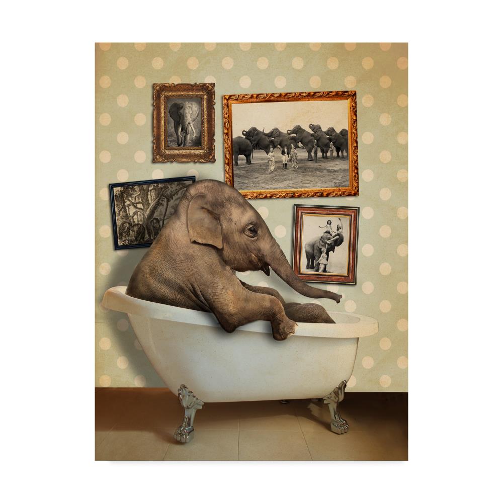 whimsical bathroom art