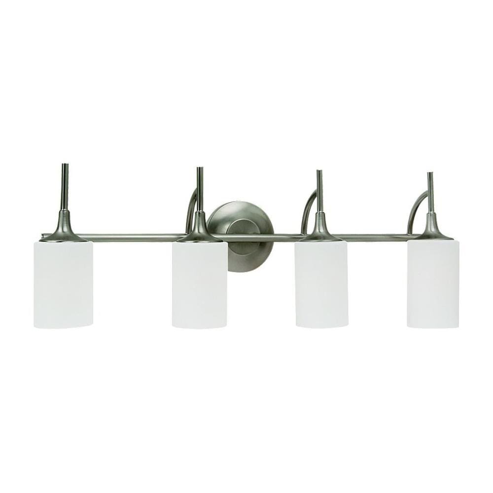 Sea Gull Lighting Stirling Brushed Nickel Modern/Contemporary Drum Pendant Light