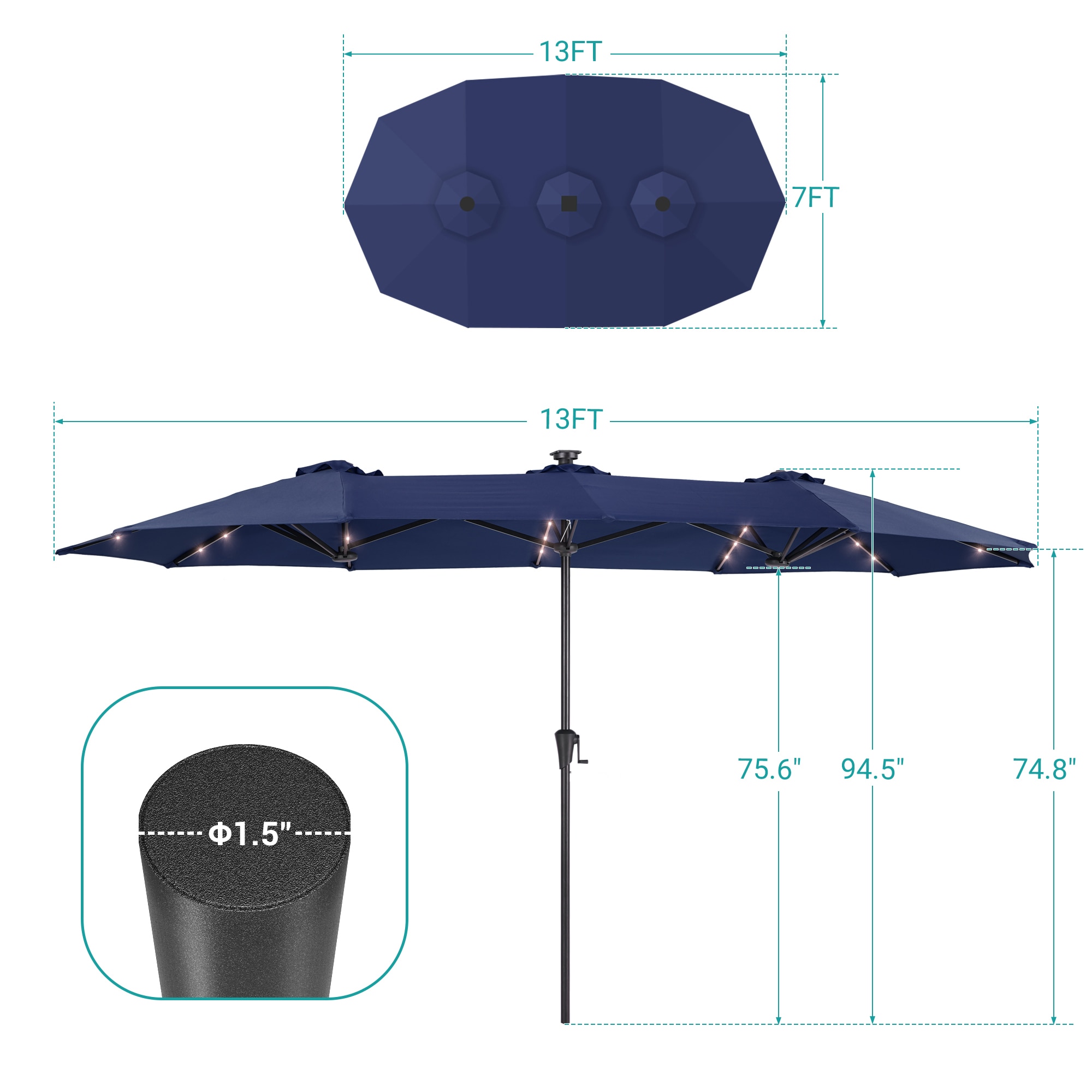 ACEGOSES LW-460NY Umbrellas-2 - View #3