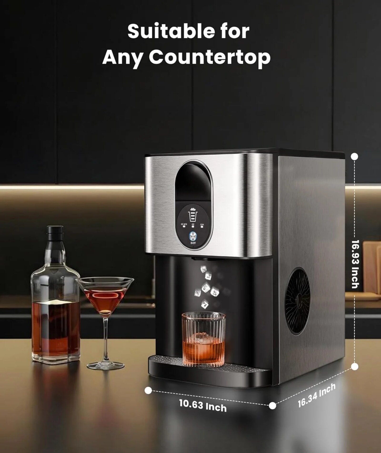 Antarctic Star Z5820DN-SILVER Commercial-Ice-Makers - View #5