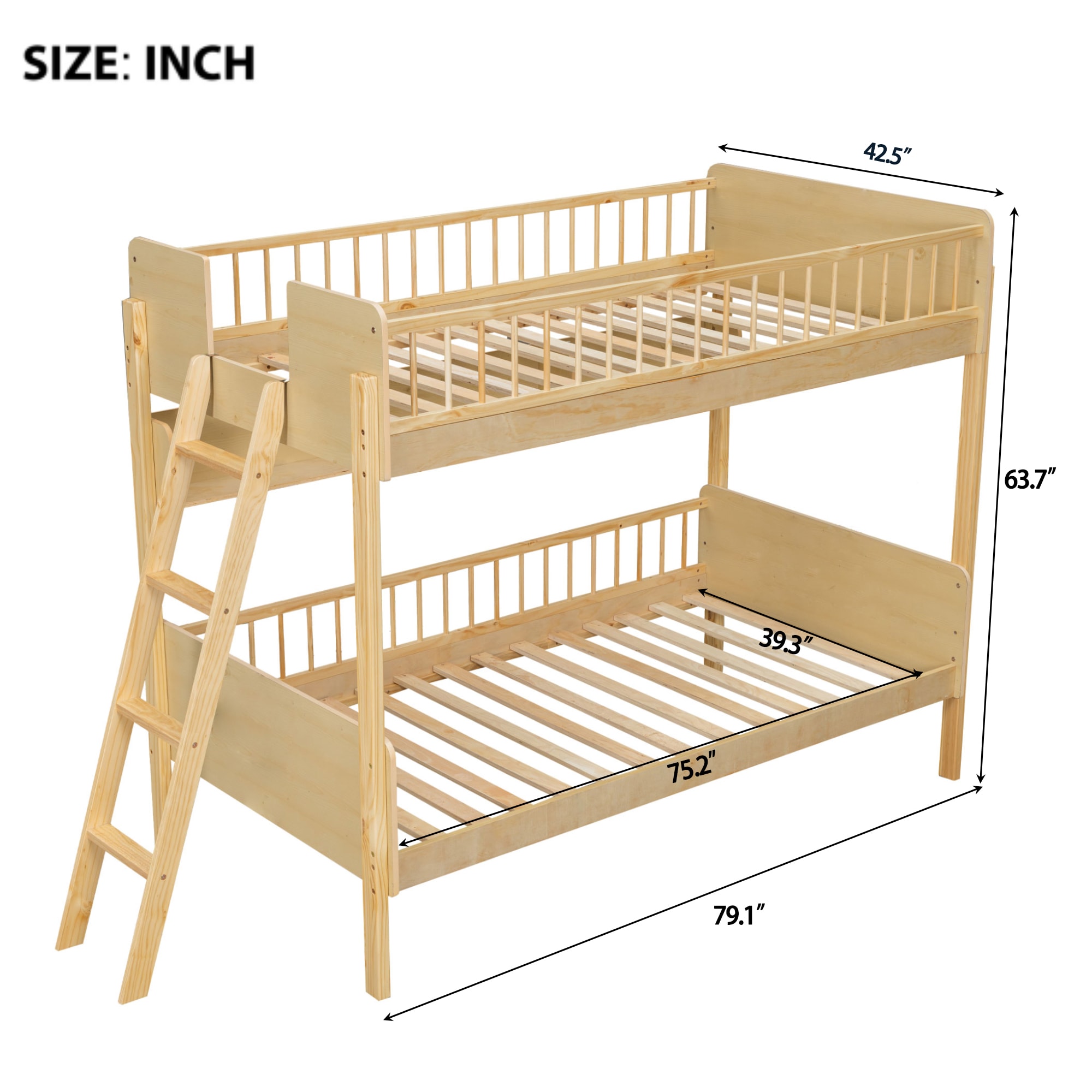 ModernLuxe L3P-N7090002224N Bunk-Beds - View #3