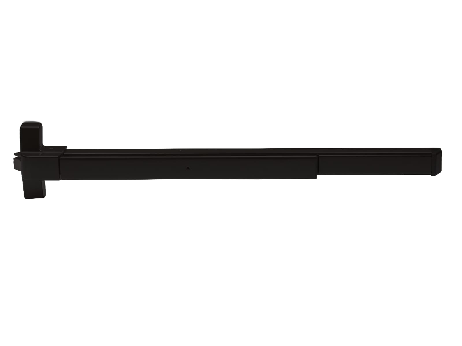 Trans-Atlantic Co 500 Series 36-in Steel Universal reversible Rim exit device #ED-501-BK