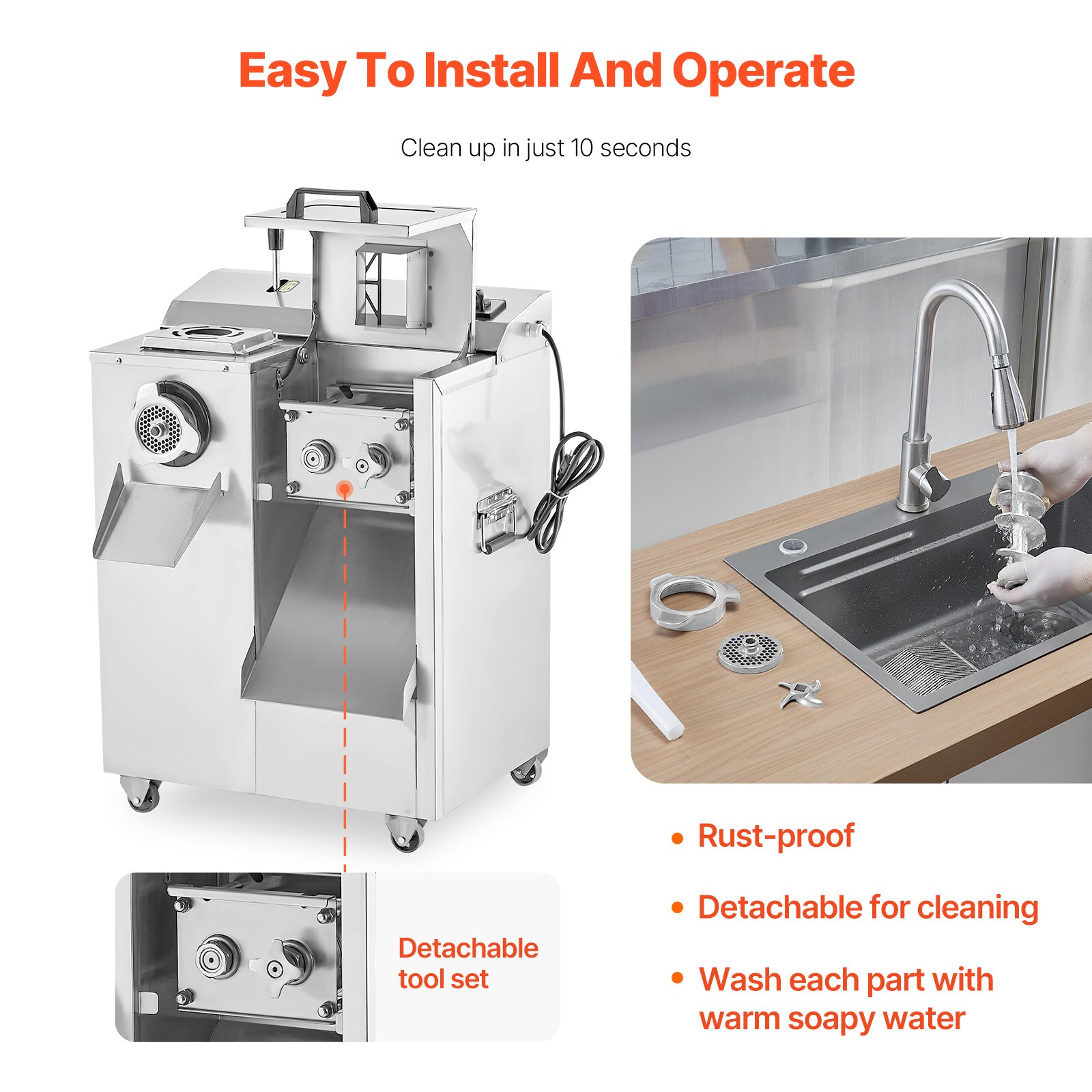 VEVOR SCXSYJQJJS5M06390V1 Food-Slicers - View #5
